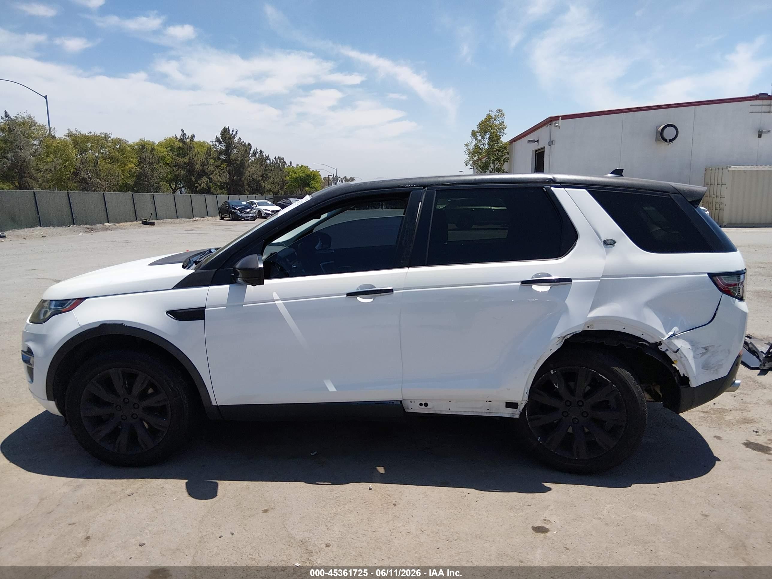 2015 Land Rover Discovery Sport Hse Lux White vin: SALCT2BG9FH540007