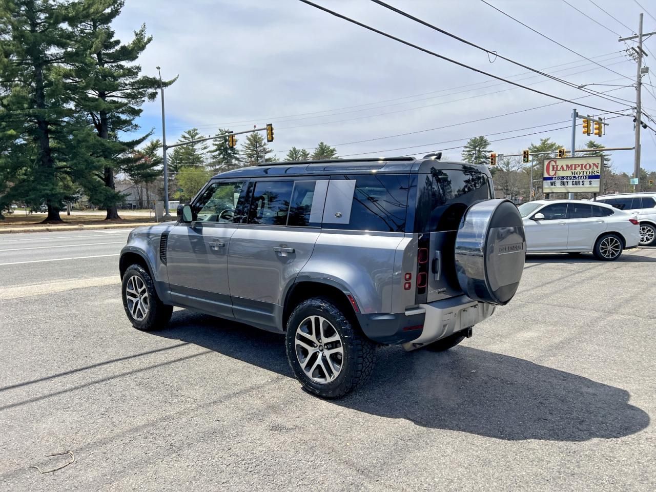 2020 Land Rover Defender 110 Hse Gray vin: SALE97EU9L2016067
