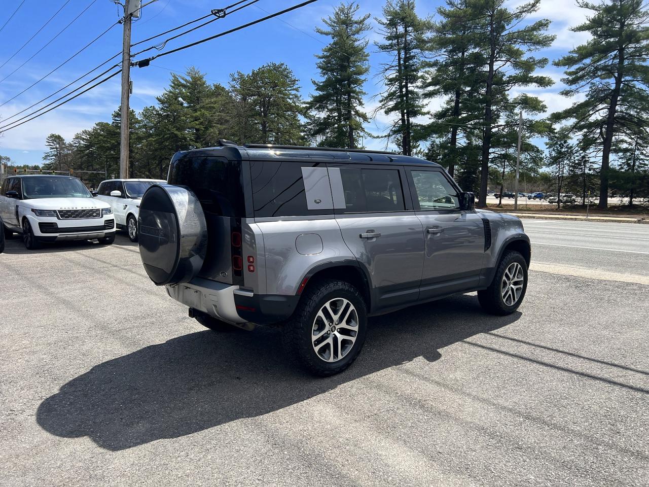 2020 Land Rover Defender 110 Hse Gray vin: SALE97EU9L2016067