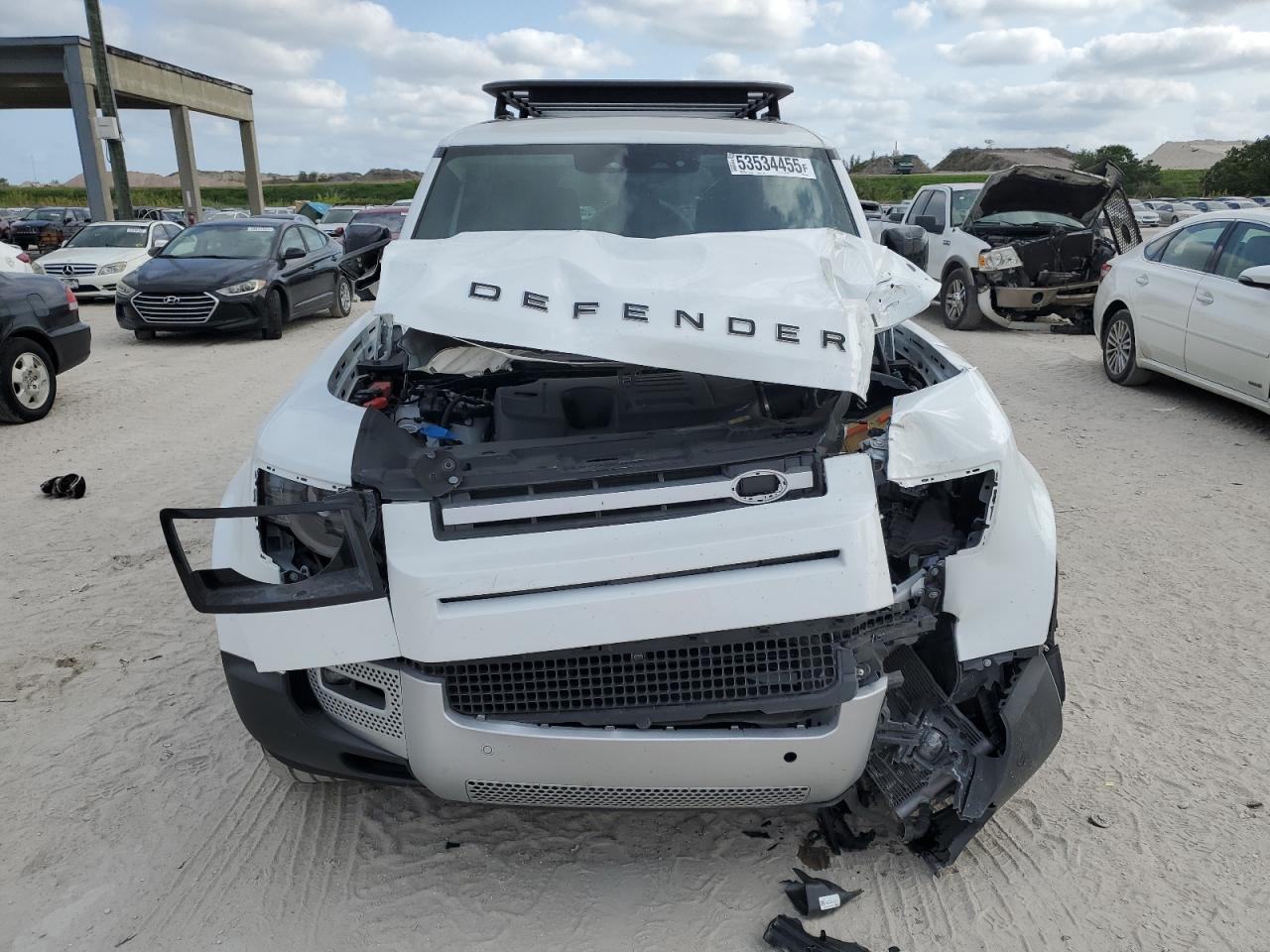 2023 Land Rover Defender 110 Se Белый vin: SALEPEEU6P2224987