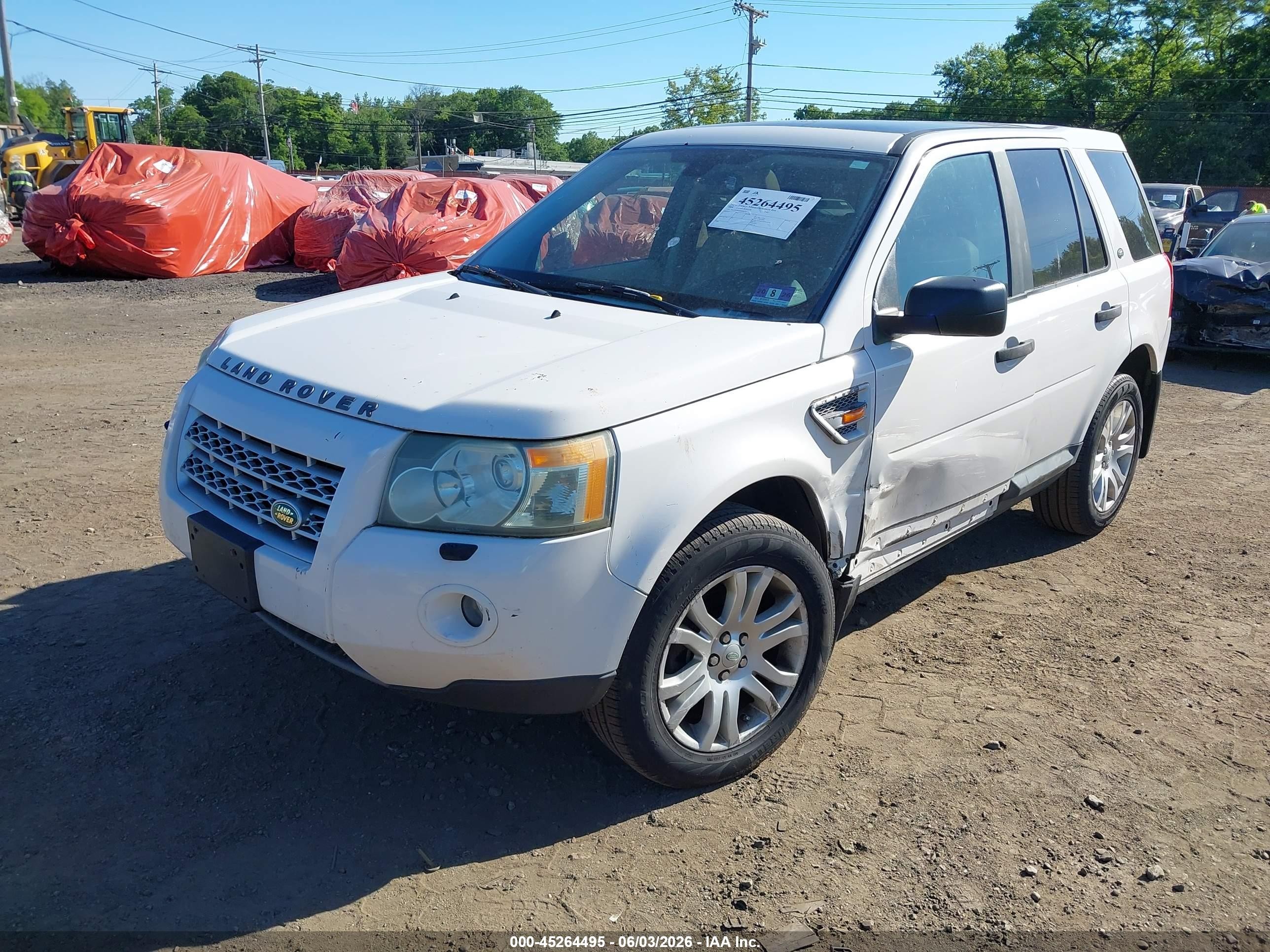2008 Land Rover Lr2 Se White vin: SALFP24N48H038733