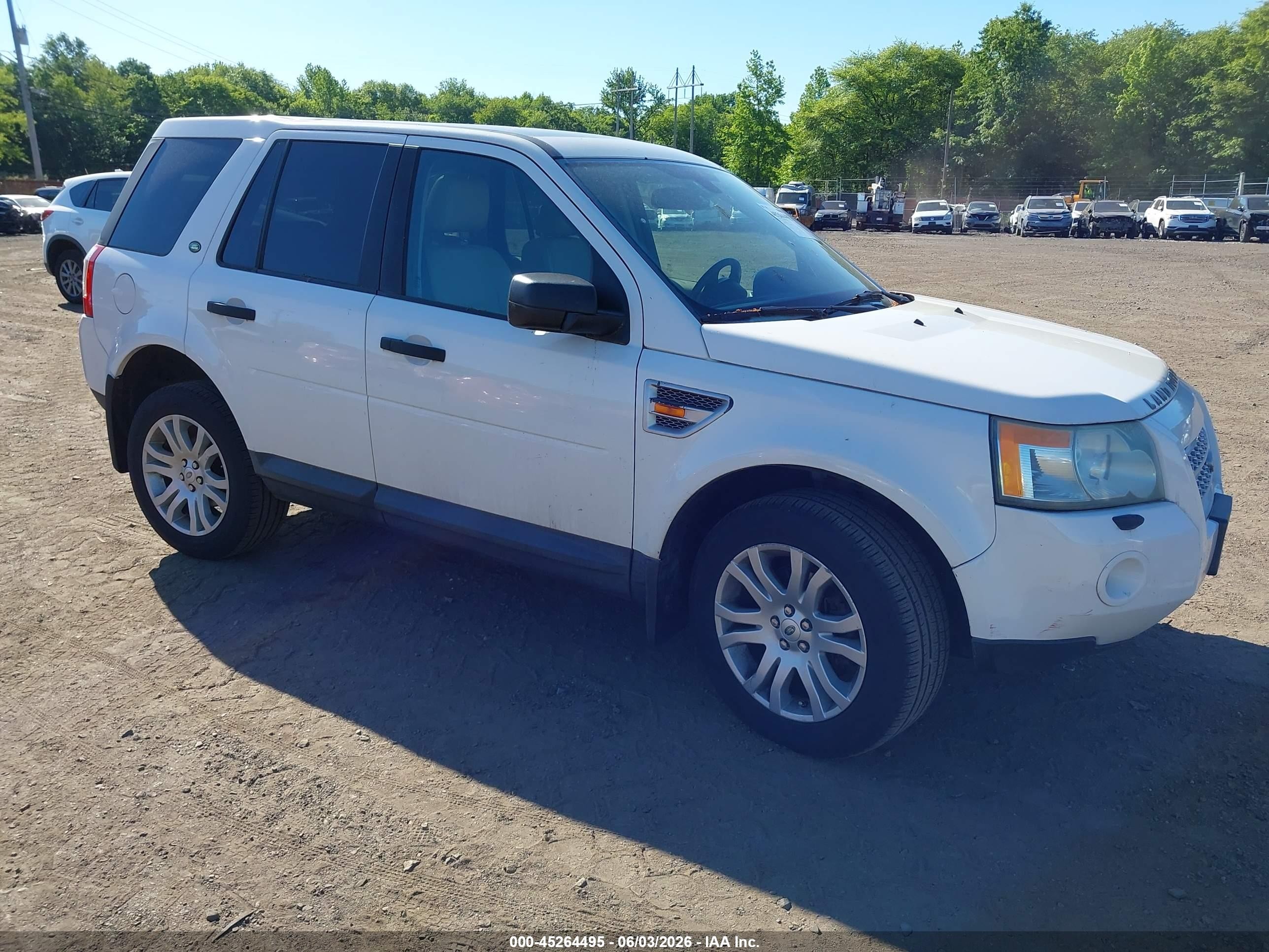 2008 Land Rover Lr2 Se White vin: SALFP24N48H038733