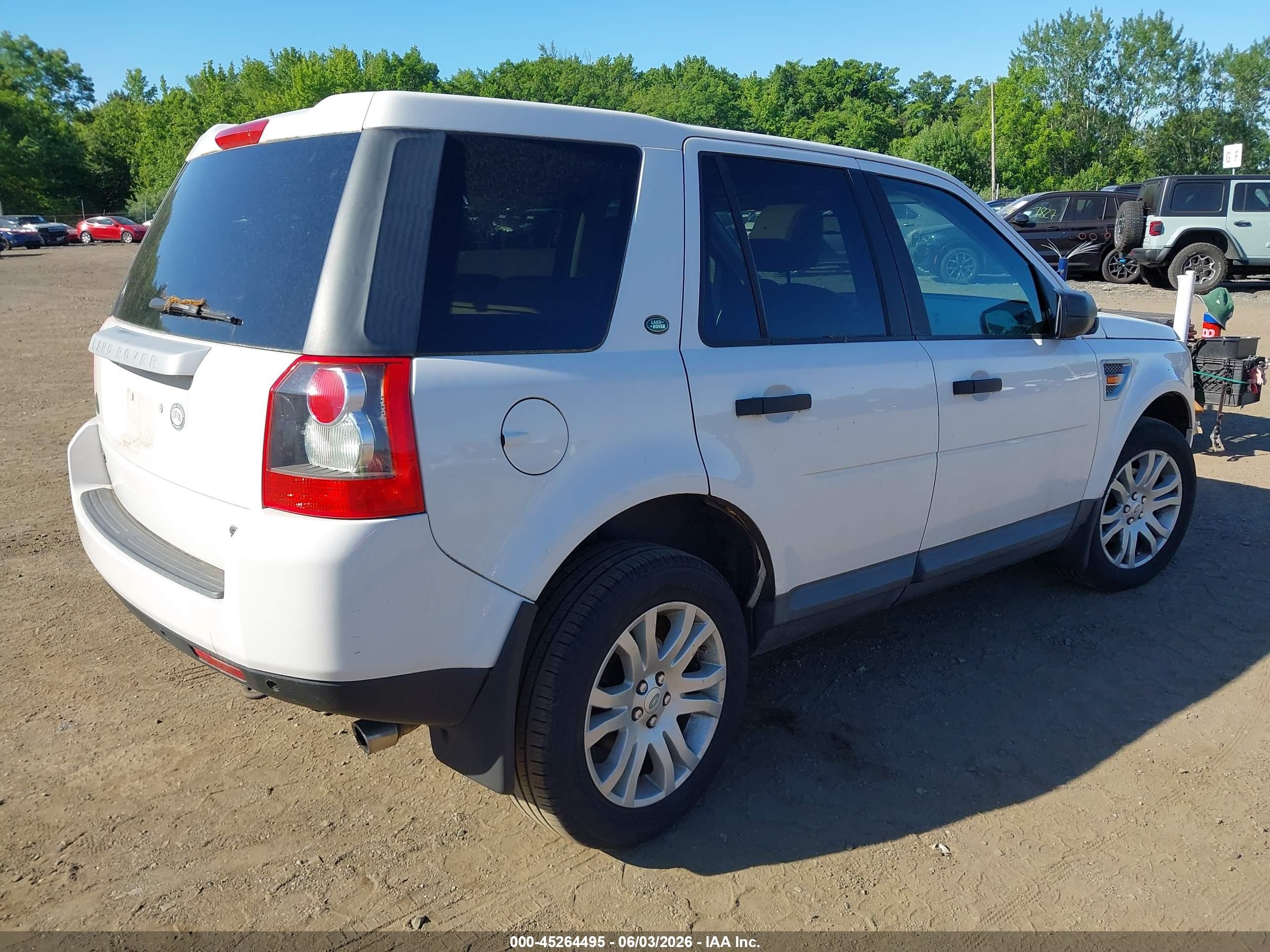 2008 Land Rover Lr2 Se White vin: SALFP24N48H038733