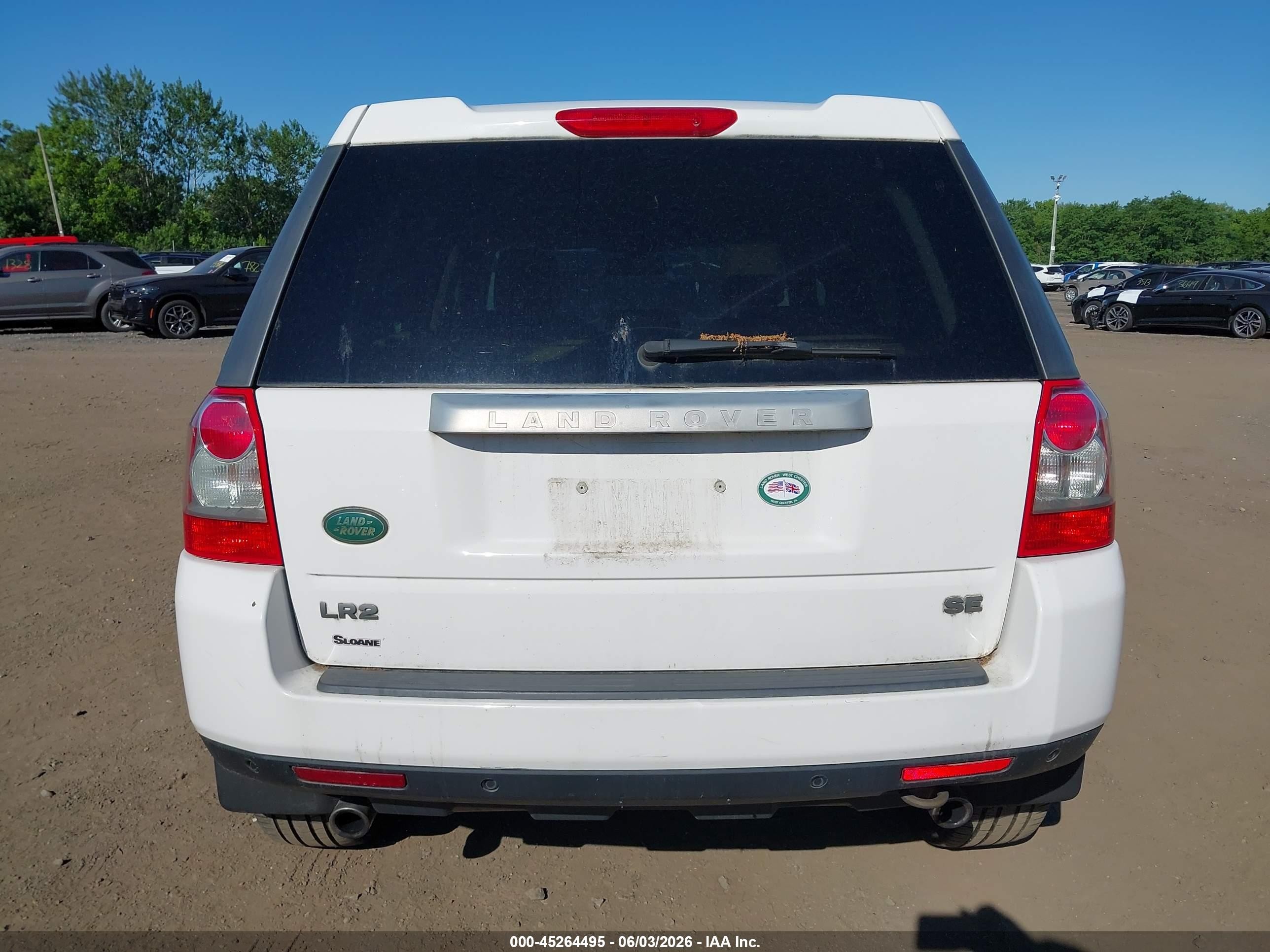 2008 Land Rover Lr2 Se White vin: SALFP24N48H038733