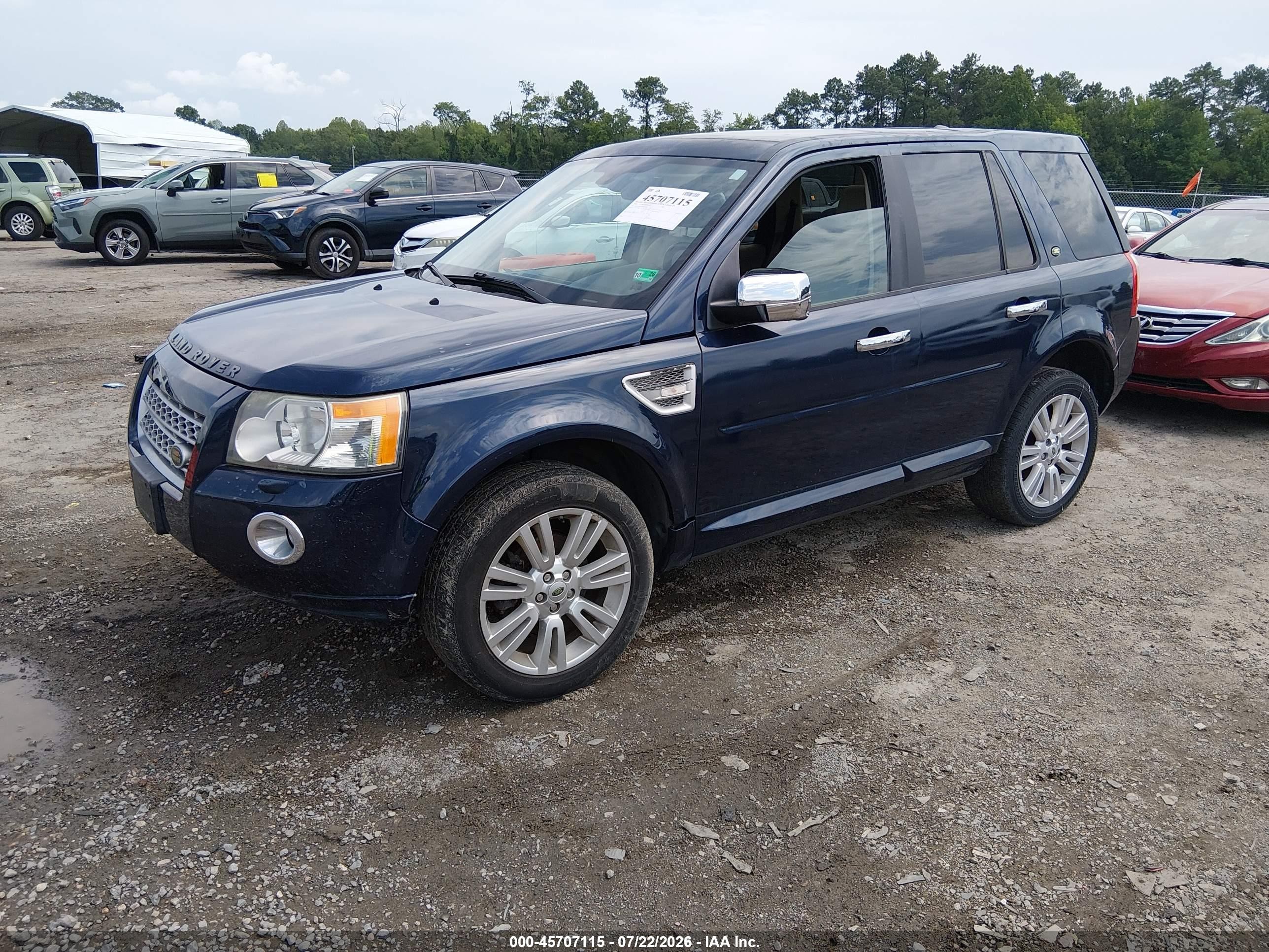 2009 Land Rover Lr2 Hse Dark Blue vin: SALFR24N59H120188