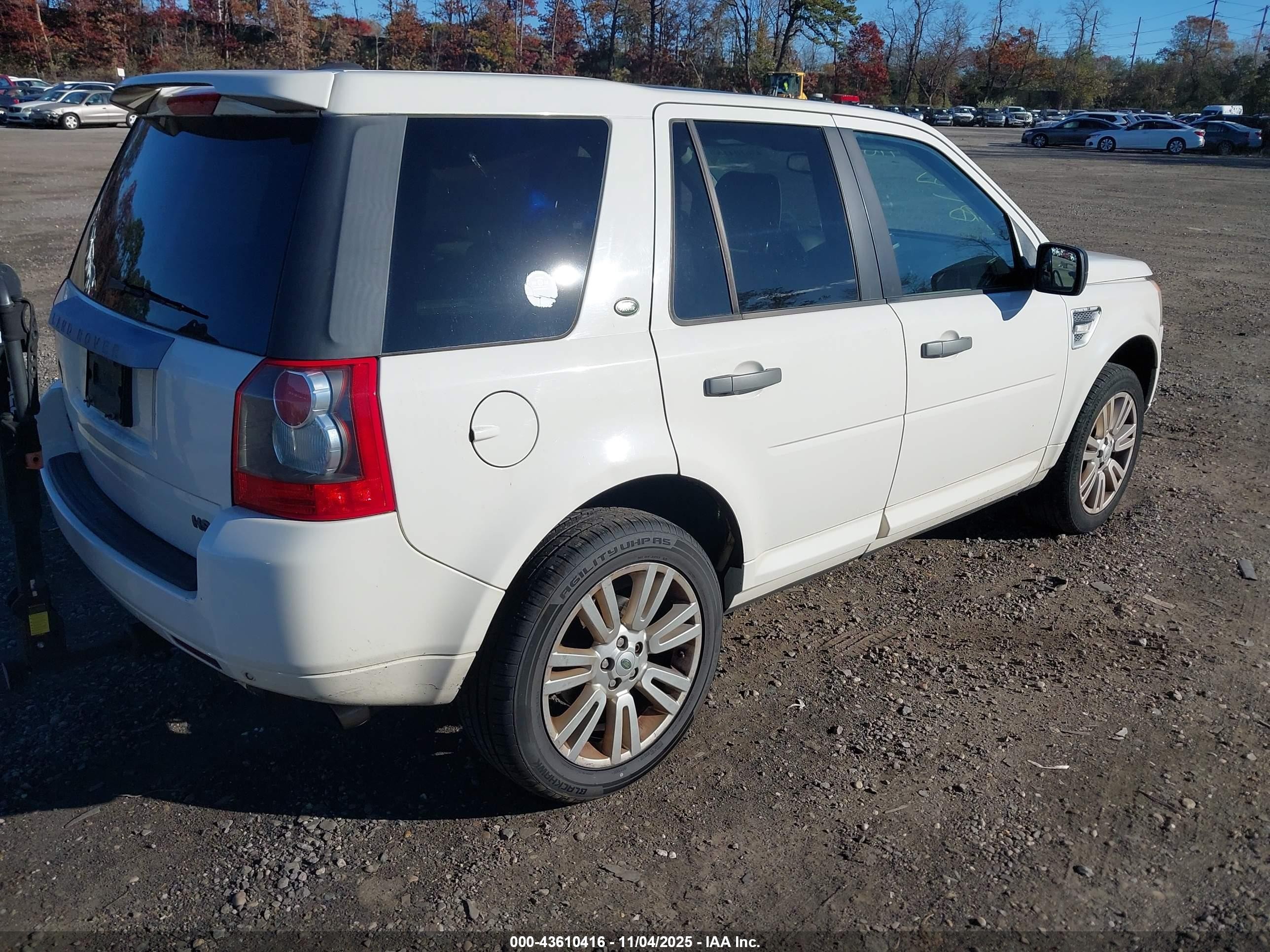 2009 Land Rover Lr2 Hse White vin: SALFR24N59H147648