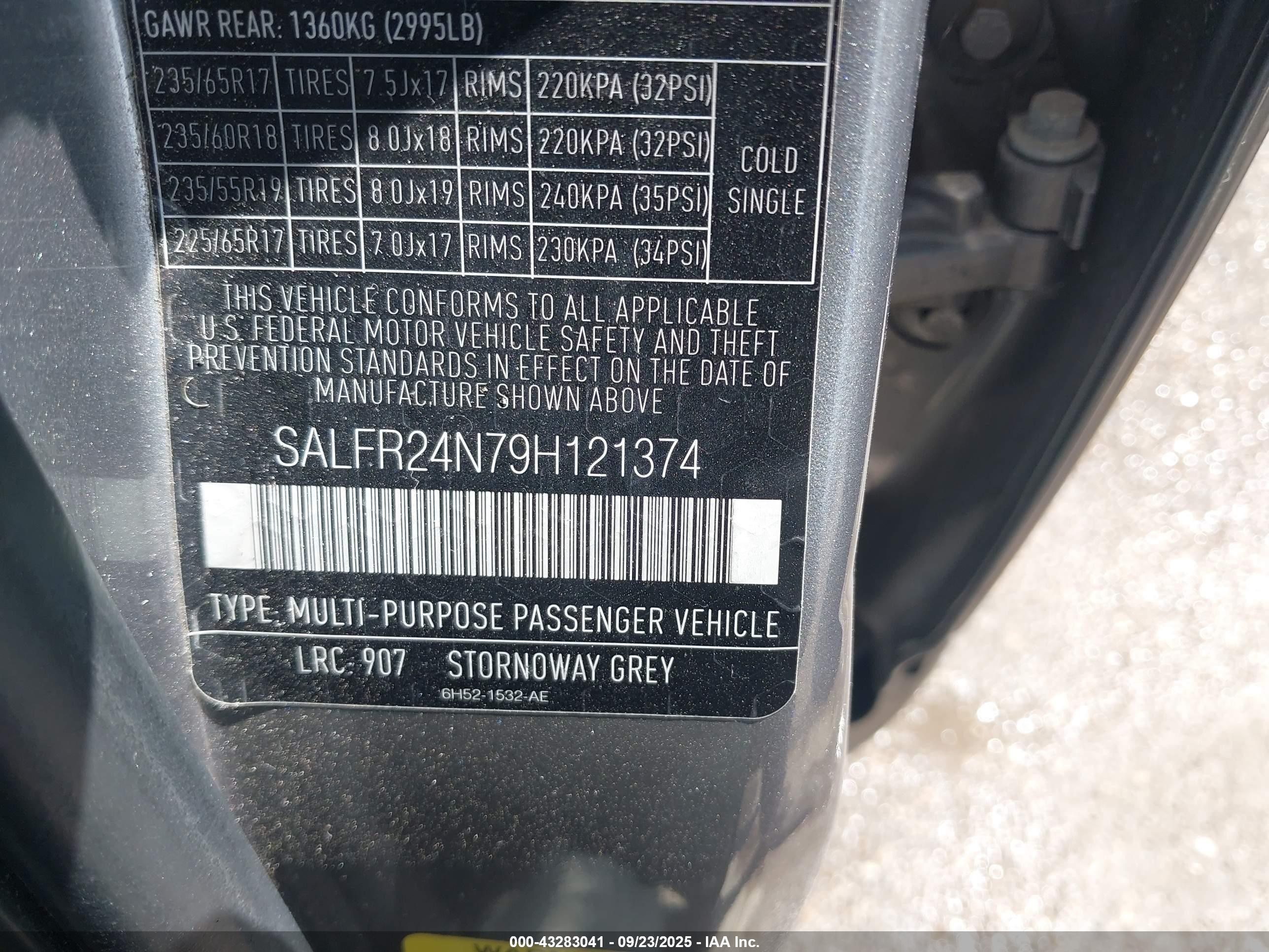 2009 Land Rover Lr2 Hse Черный vin: SALFR24N79H121374