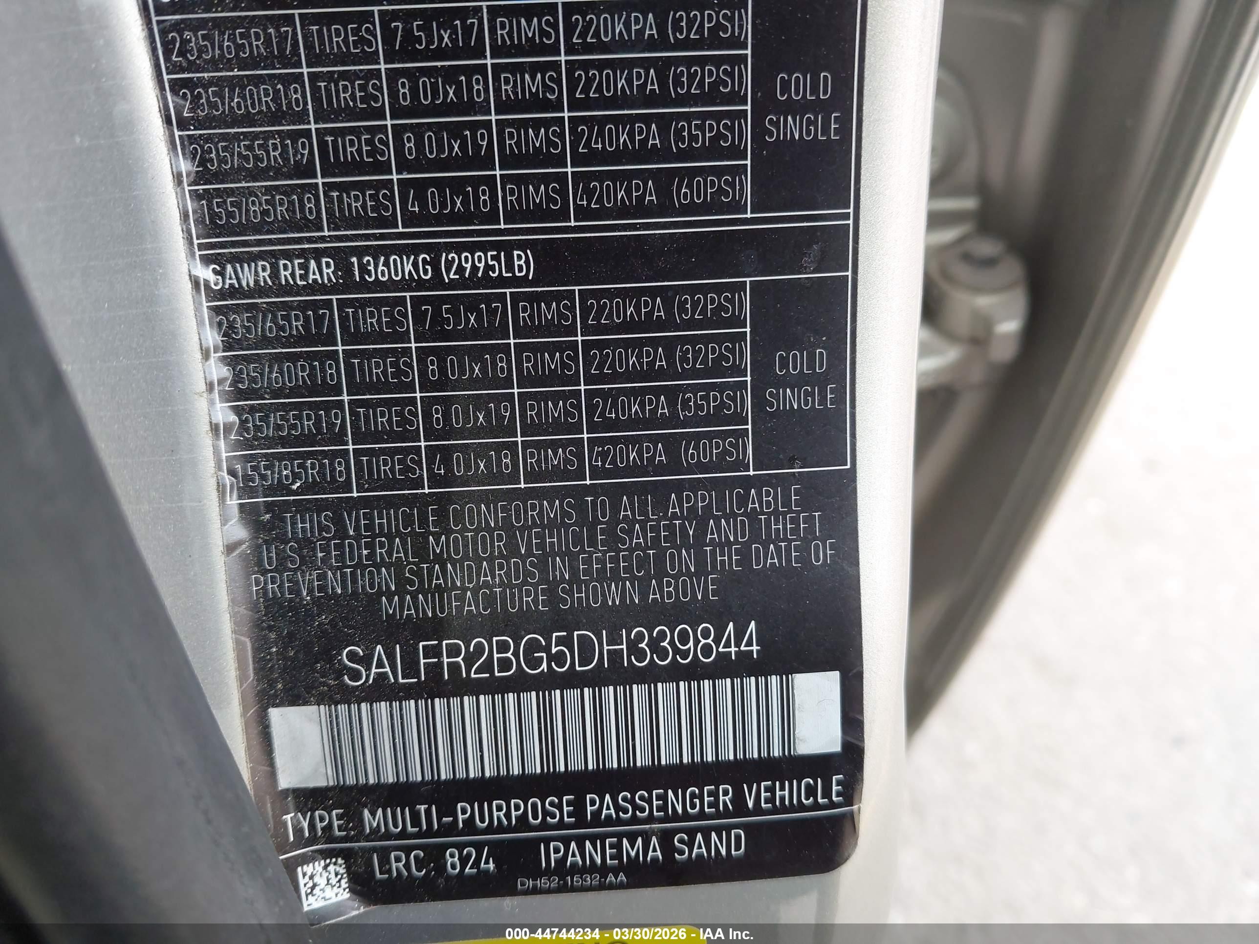2013 Land Rover Lr2   Gold vin: SALFR2BG5DH339844