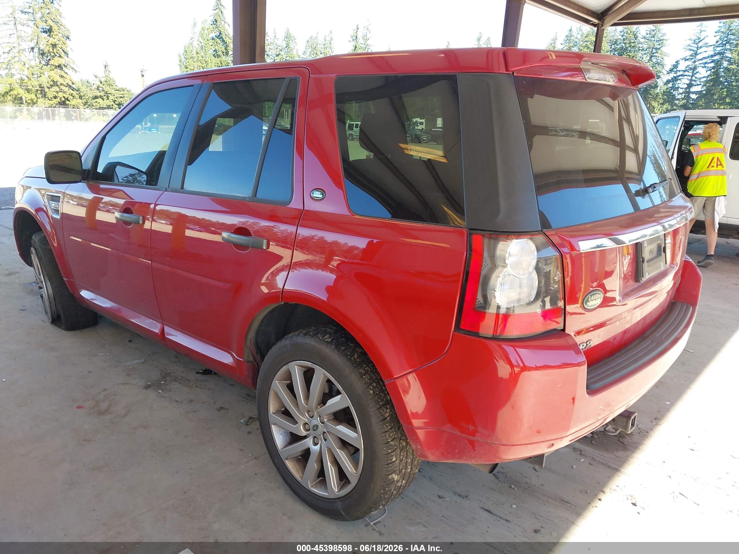2012 Land Rover Lr2 Красный vin: SALFR2BN0CH281669