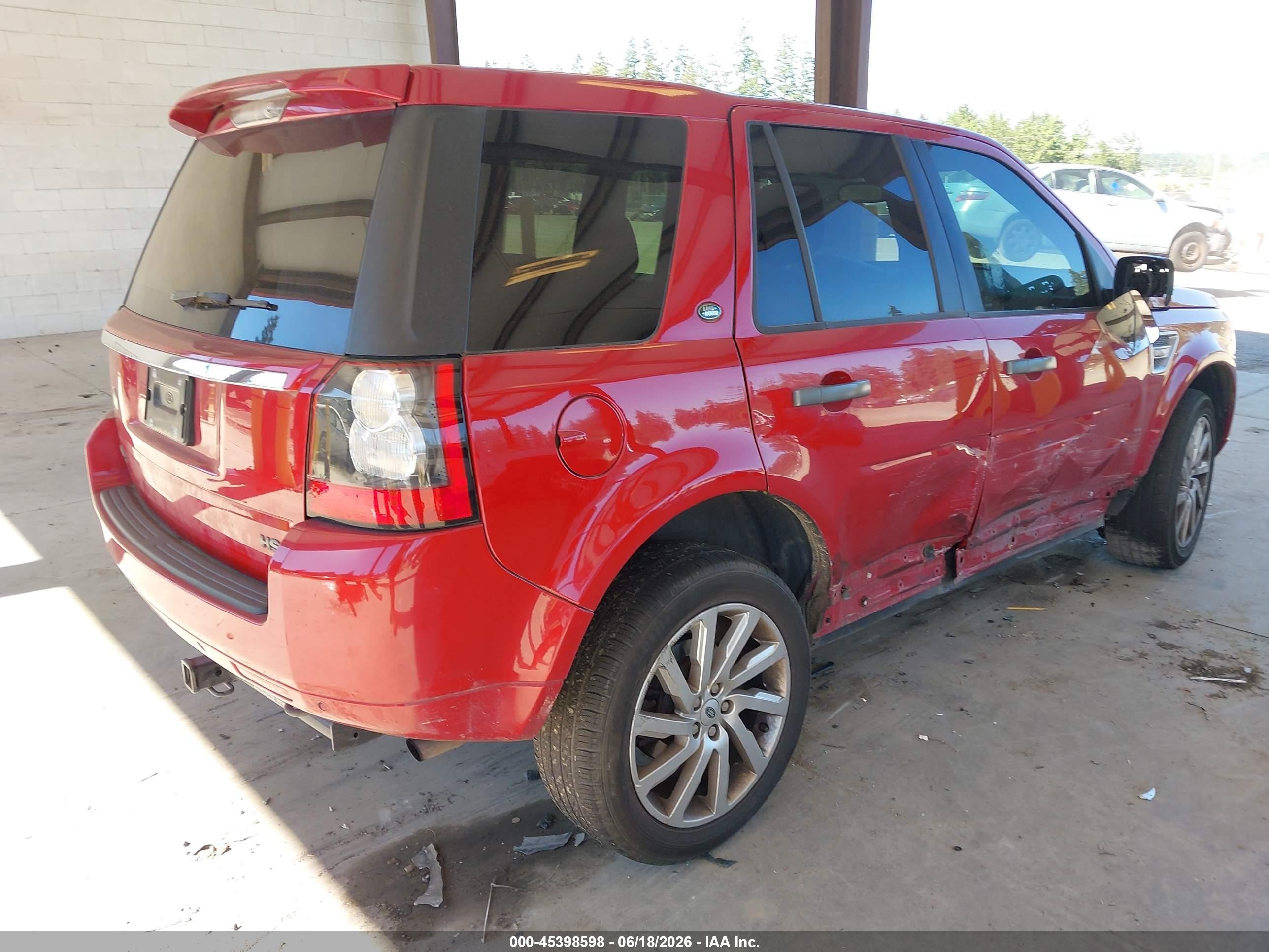 2012 Land Rover Lr2 Красный vin: SALFR2BN0CH281669