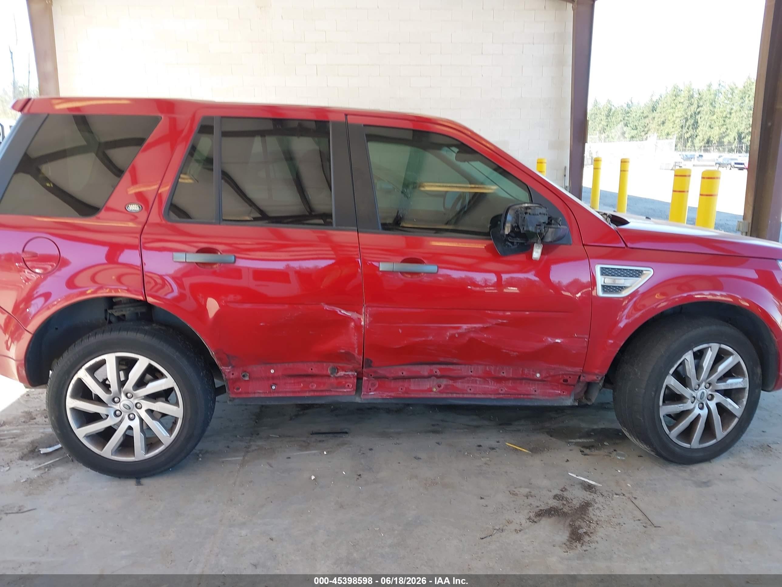2012 Land Rover Lr2 Красный vin: SALFR2BN0CH281669