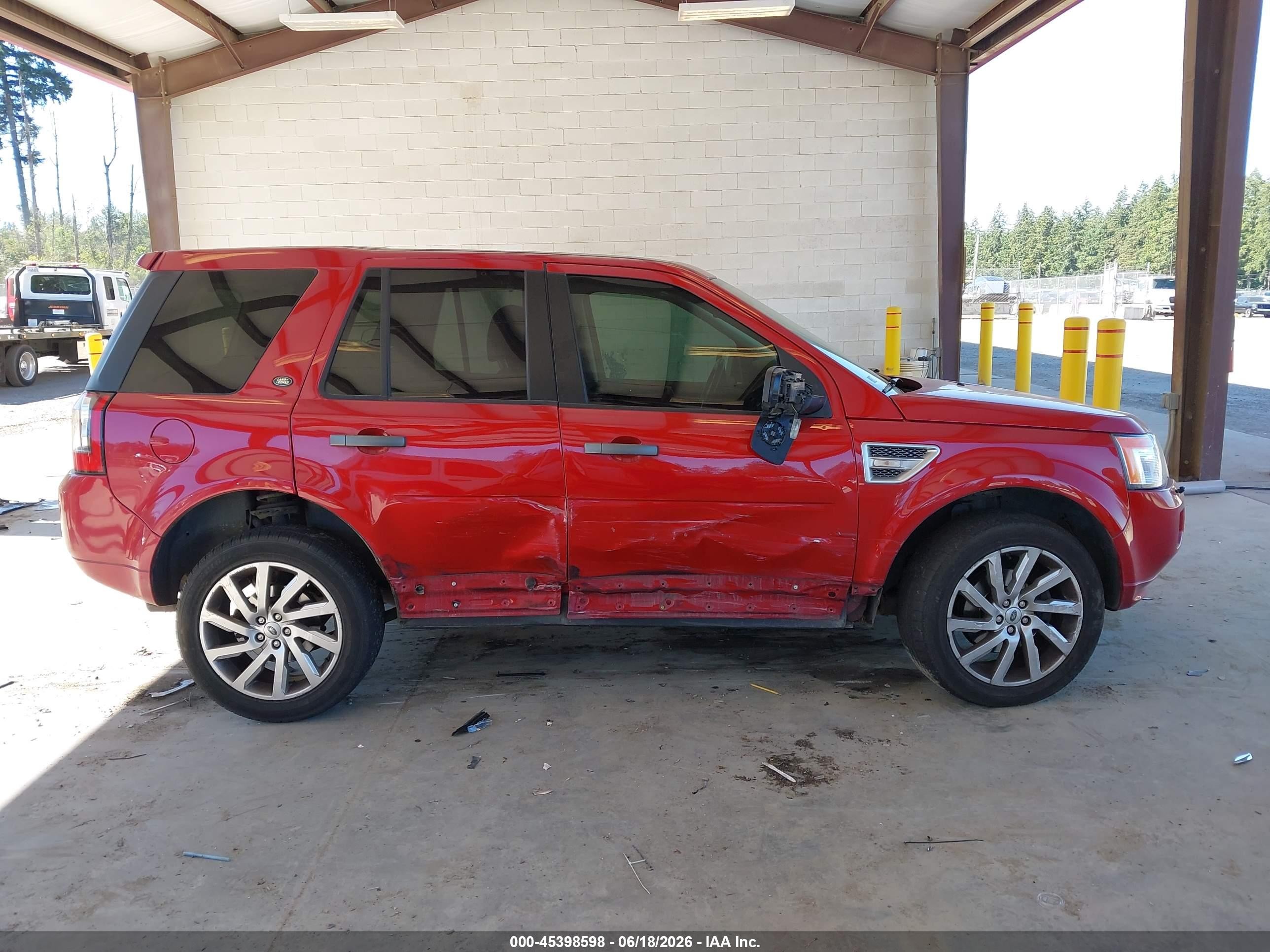 2012 Land Rover Lr2 Красный vin: SALFR2BN0CH281669