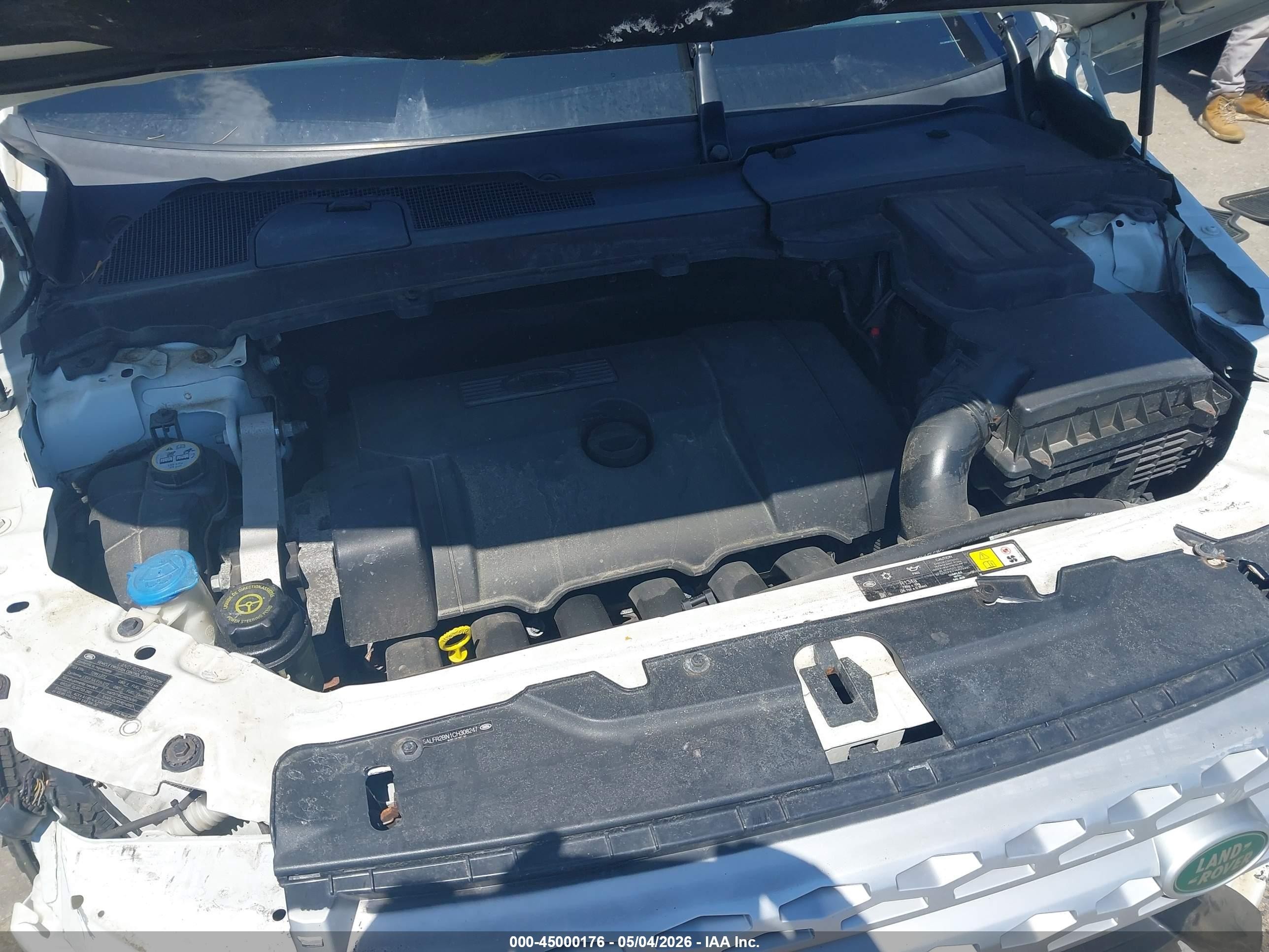 2012 Land Rover Lr2   White vin: SALFR2BN1CH308247
