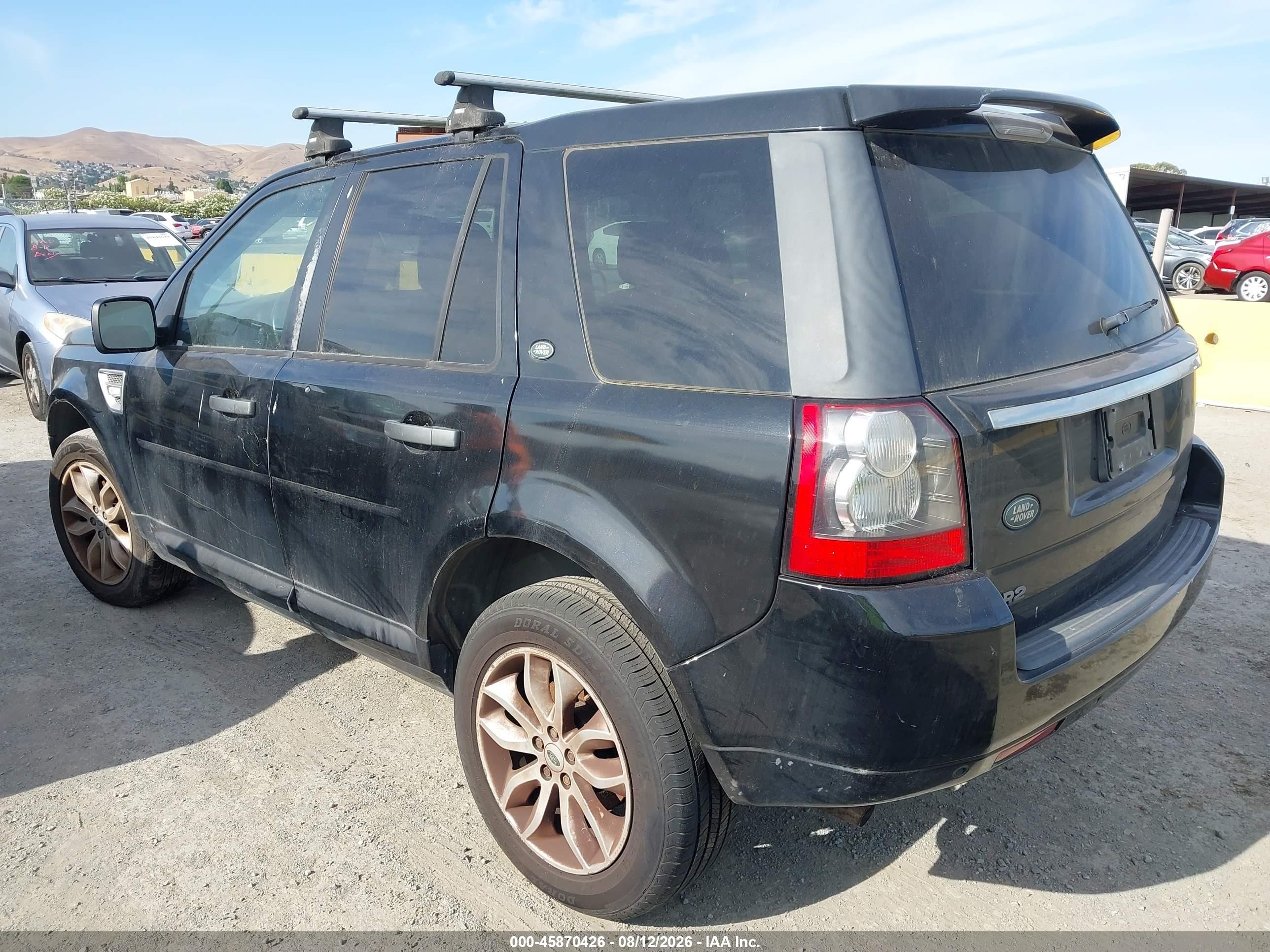 2012 Land Rover Lr2   Black vin: SALFR2BN7CH307930