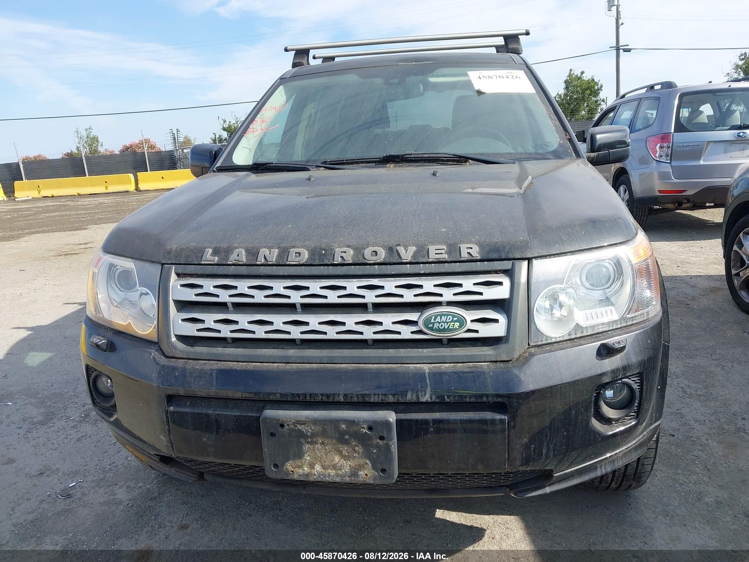 2012 Land Rover Lr2   Black vin: SALFR2BN7CH307930