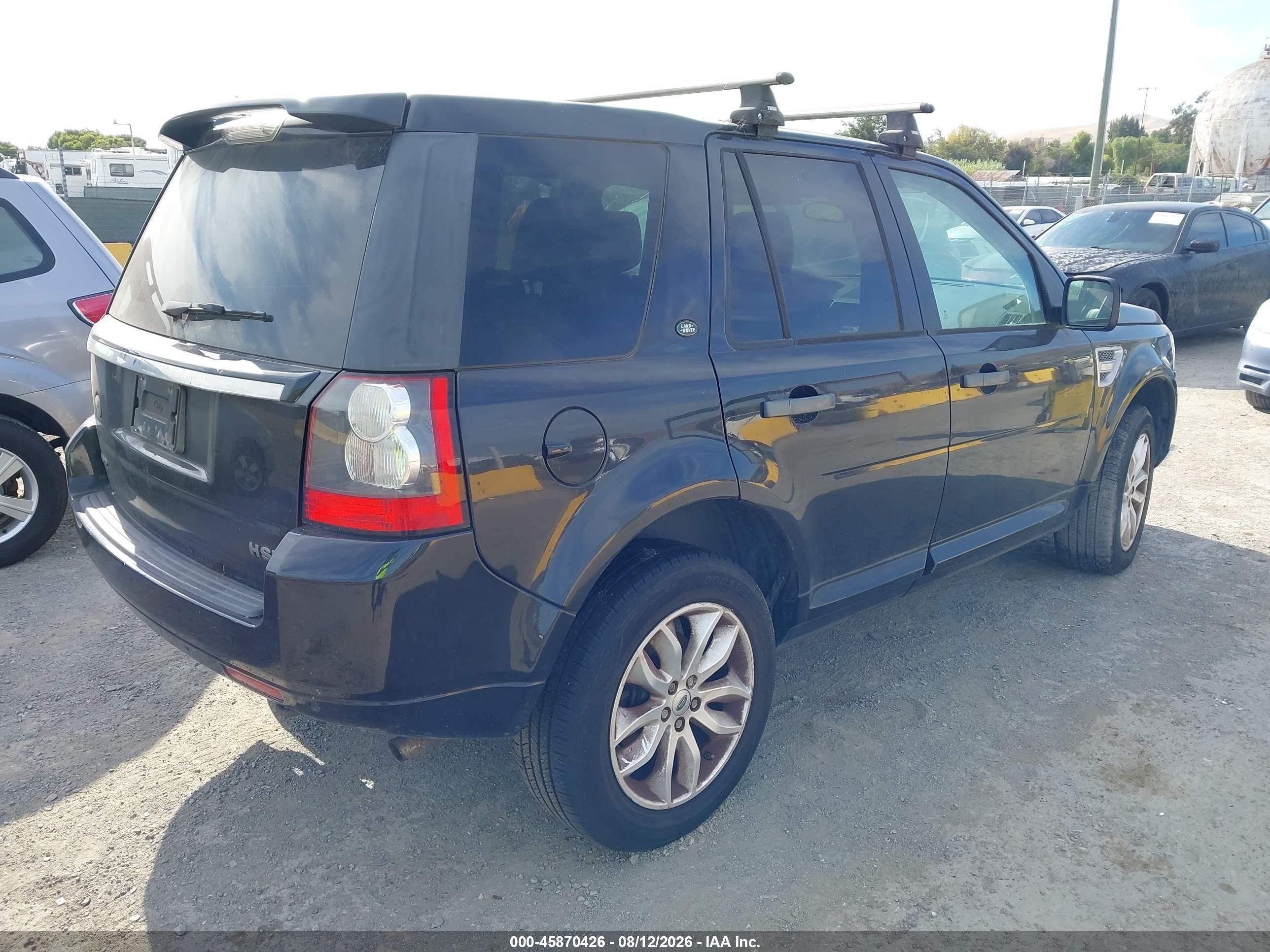 2012 Land Rover Lr2   Black vin: SALFR2BN7CH307930