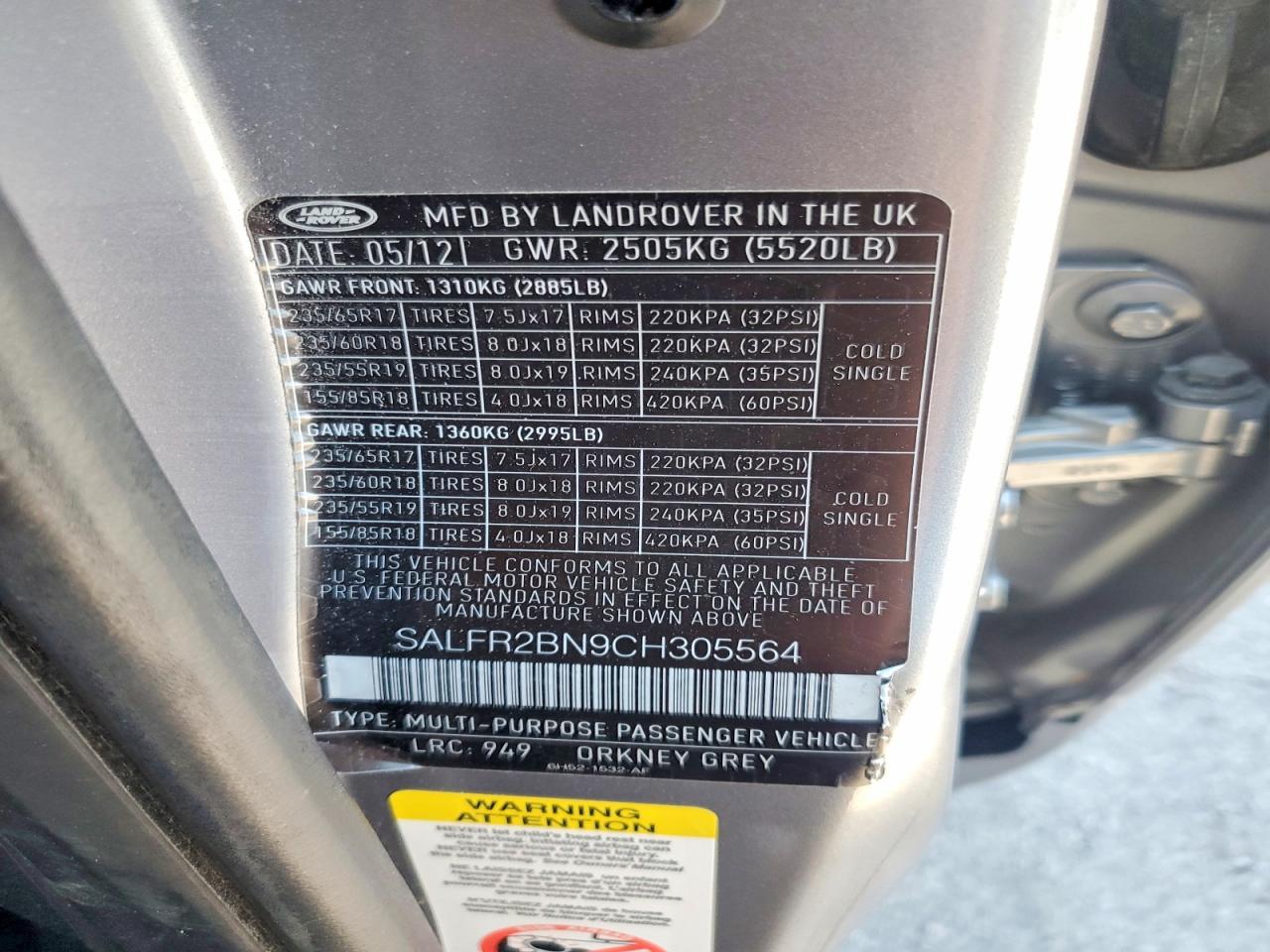 2012 Land Rover Lr2 Hse Silver vin: SALFR2BN9CH305564