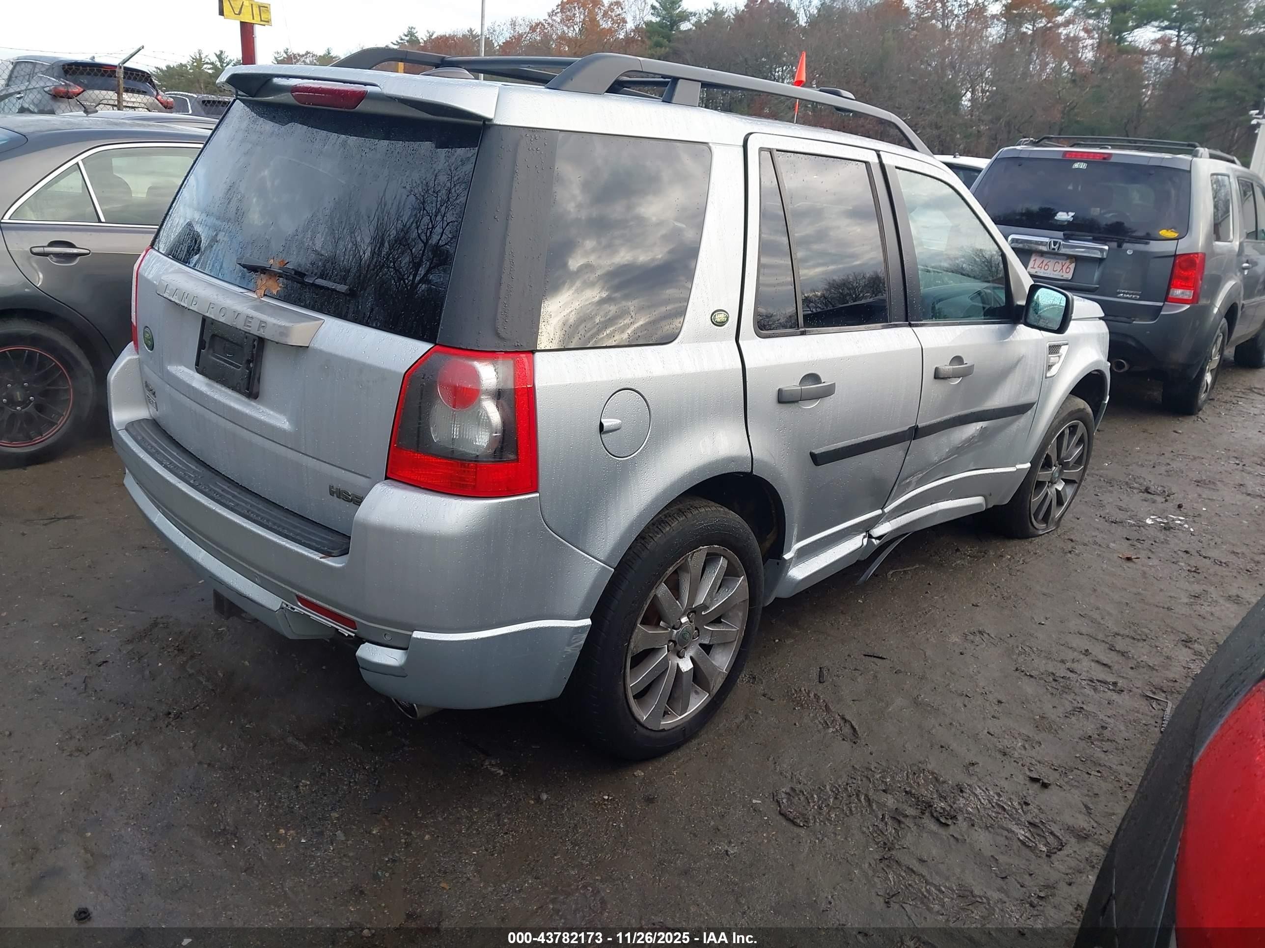 2009 Land Rover Lr2 Hse Silver vin: SALFT24N19H135515