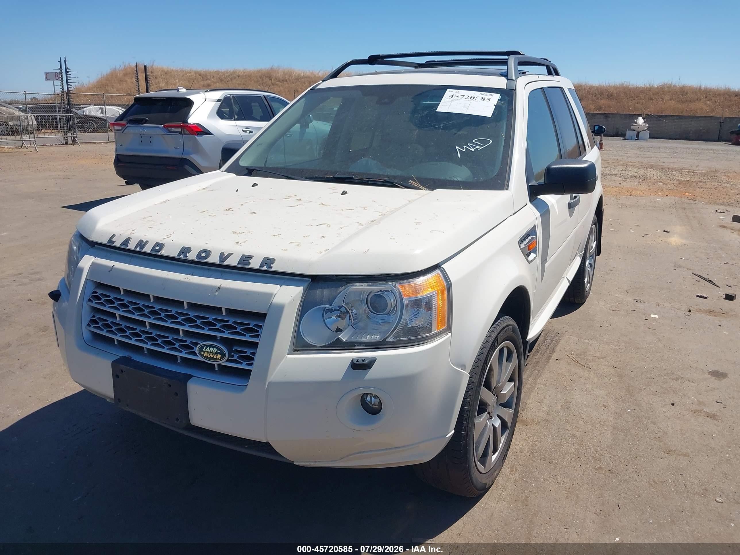 2008 Land Rover Lr2 Hse White vin: SALFT24N28H087697