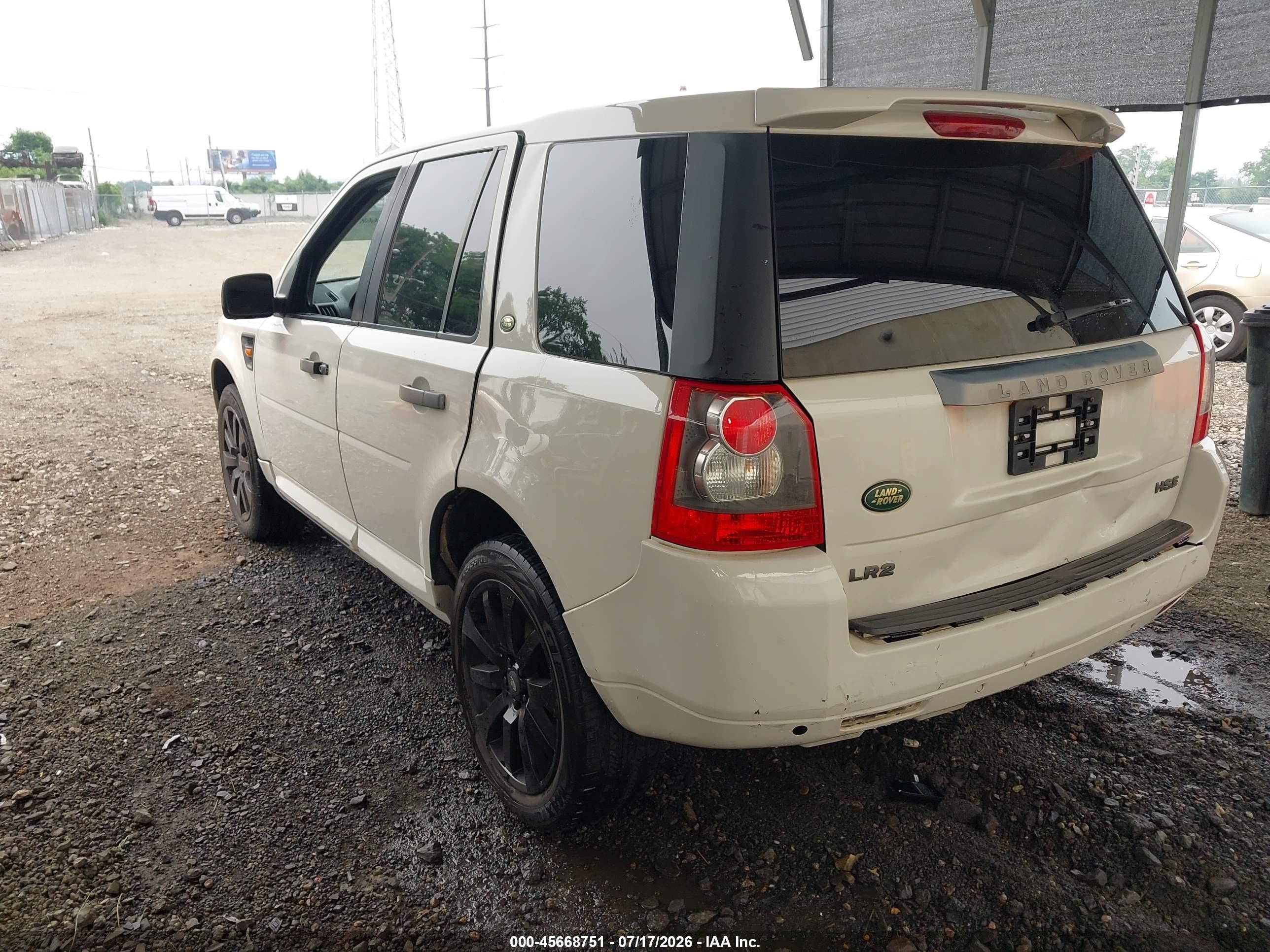 2008 Land Rover Lr2 Hse White vin: SALFT24N28H093208