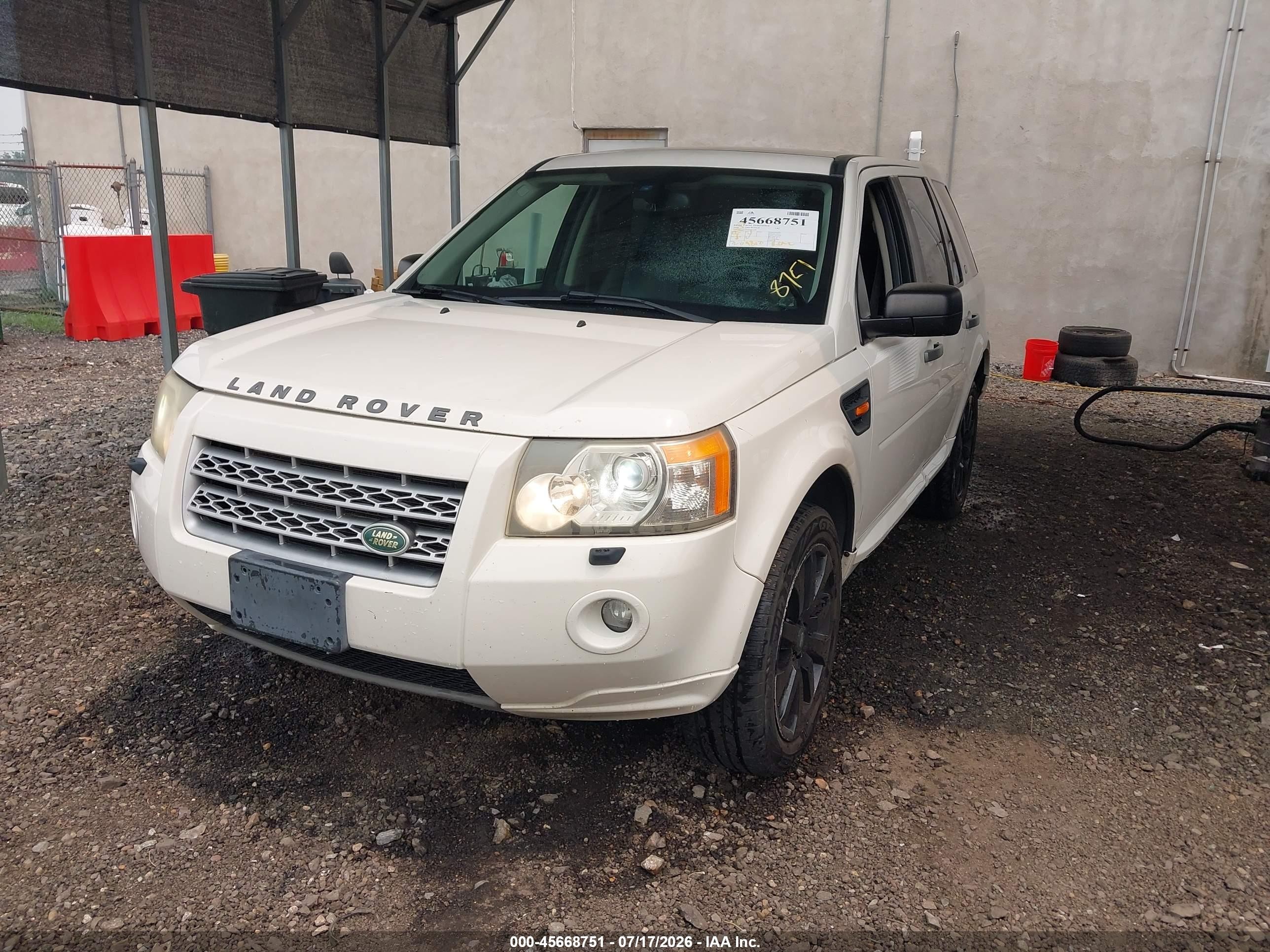 2008 Land Rover Lr2 Hse White vin: SALFT24N28H093208