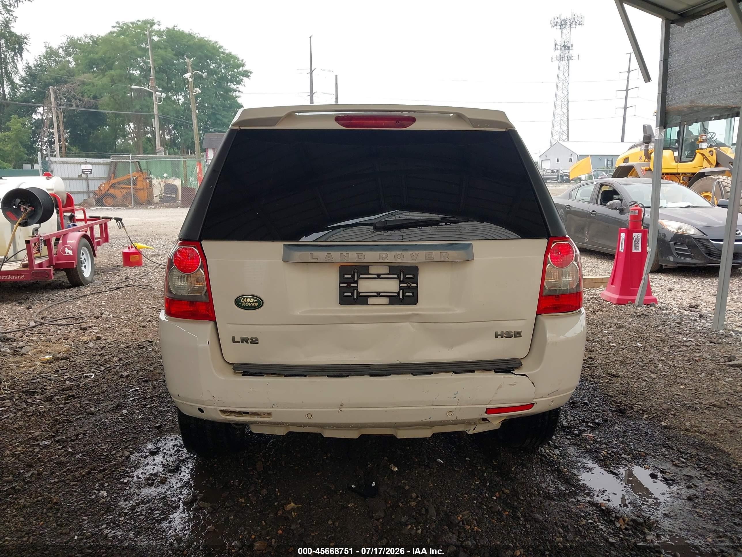 2008 Land Rover Lr2 Hse White vin: SALFT24N28H093208