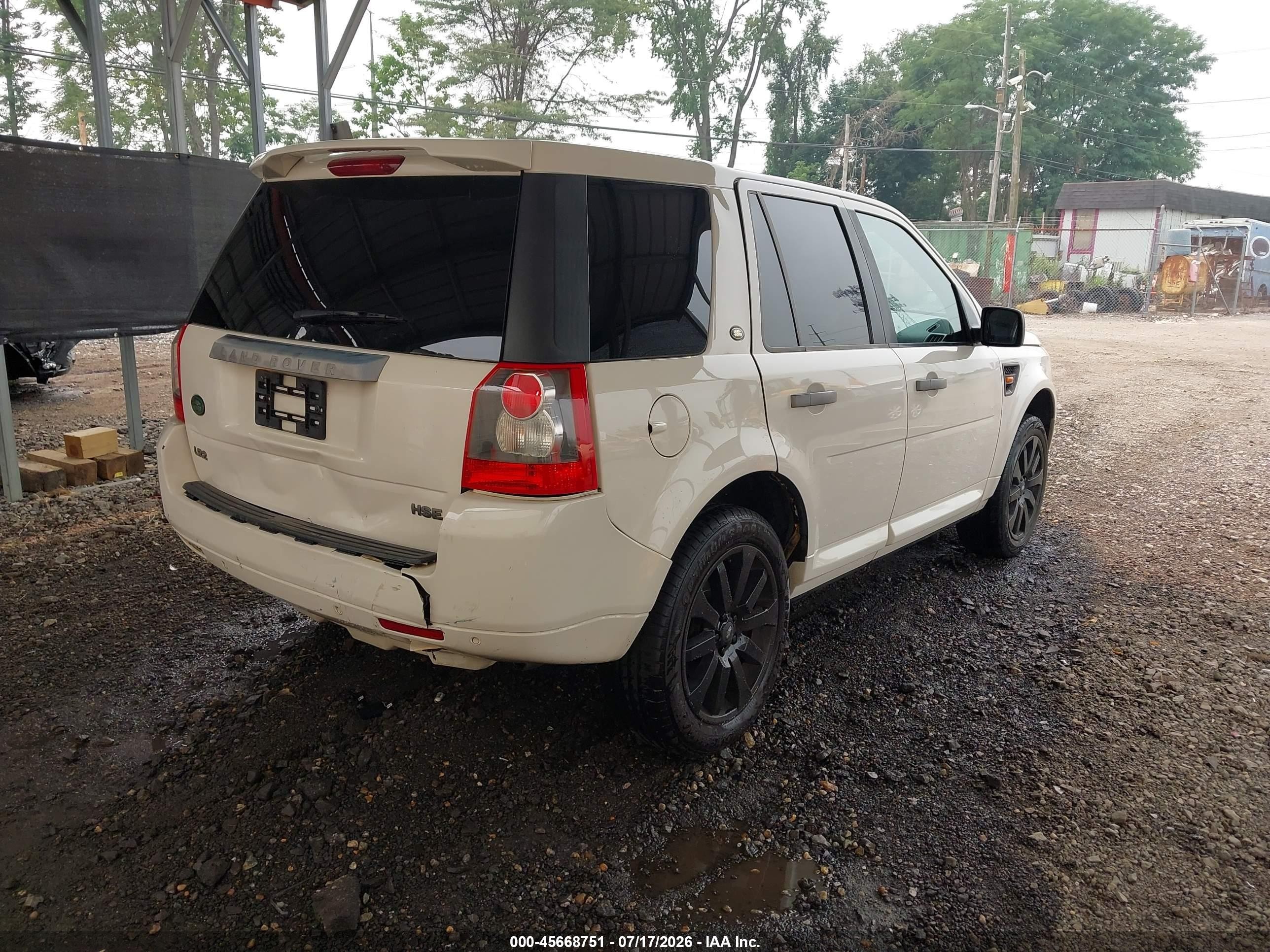 2008 Land Rover Lr2 Hse White vin: SALFT24N28H093208
