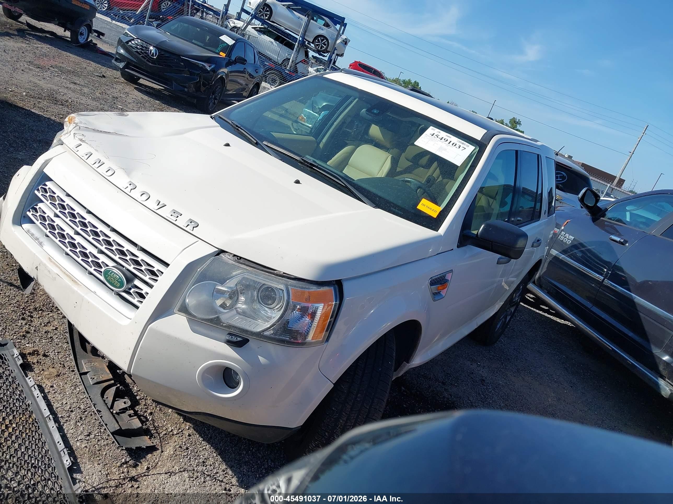 2008 Land Rover Lr2 Hse White vin: SALFT24N48H067533