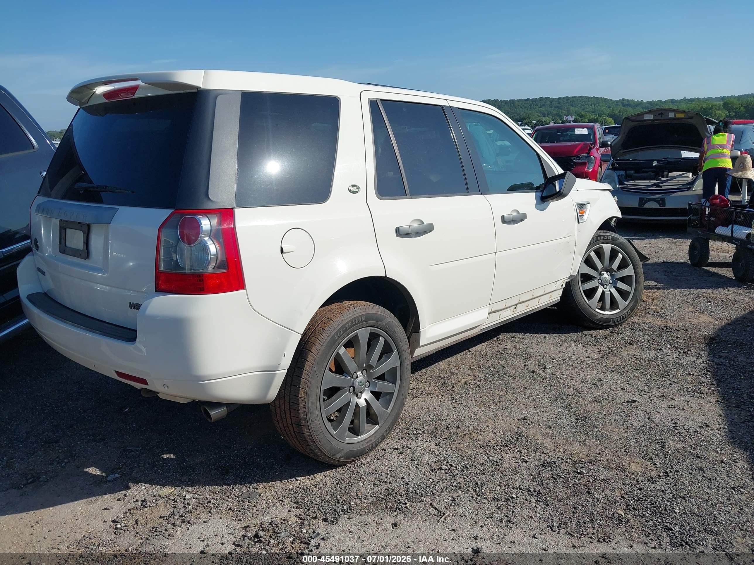 2008 Land Rover Lr2 Hse White vin: SALFT24N48H067533