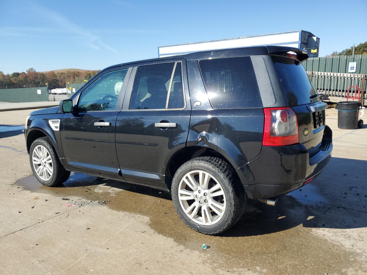 2009 Land Rover Lr2 Hse Technology Black vin: SALFT24N69H140581 Damage: Left Rear Door, Dent(S) W/ Paint Dmg, 7 To 8 Inches