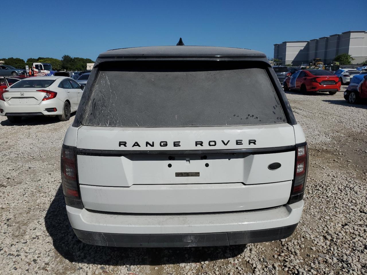 2017 Land Rover Range Rover White vin: SALGR2FV9HA337364