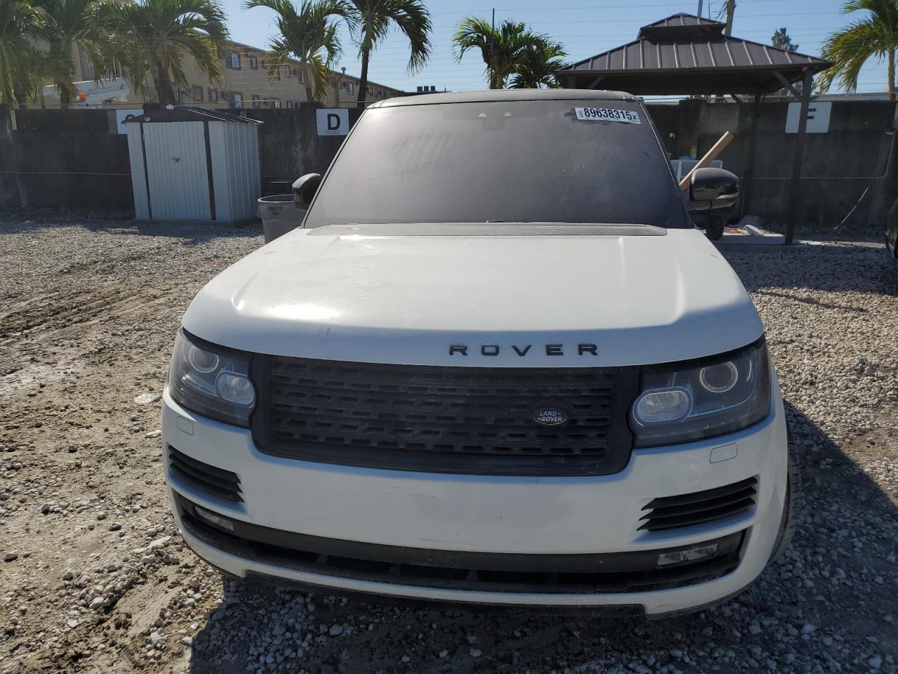 2017 Land Rover Range Rover White vin: SALGR2FV9HA337364