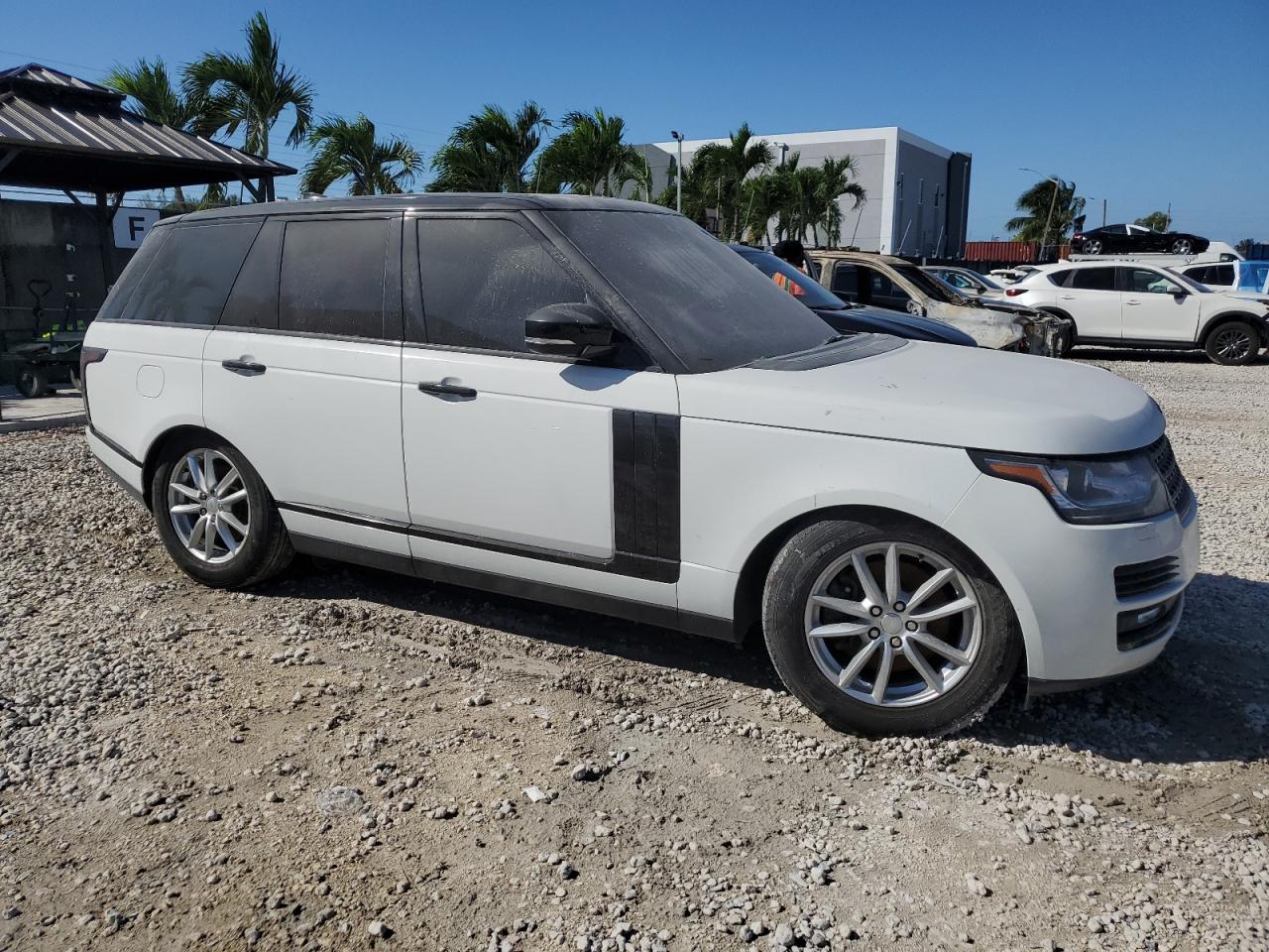 2017 Land Rover Range Rover White vin: SALGR2FV9HA337364