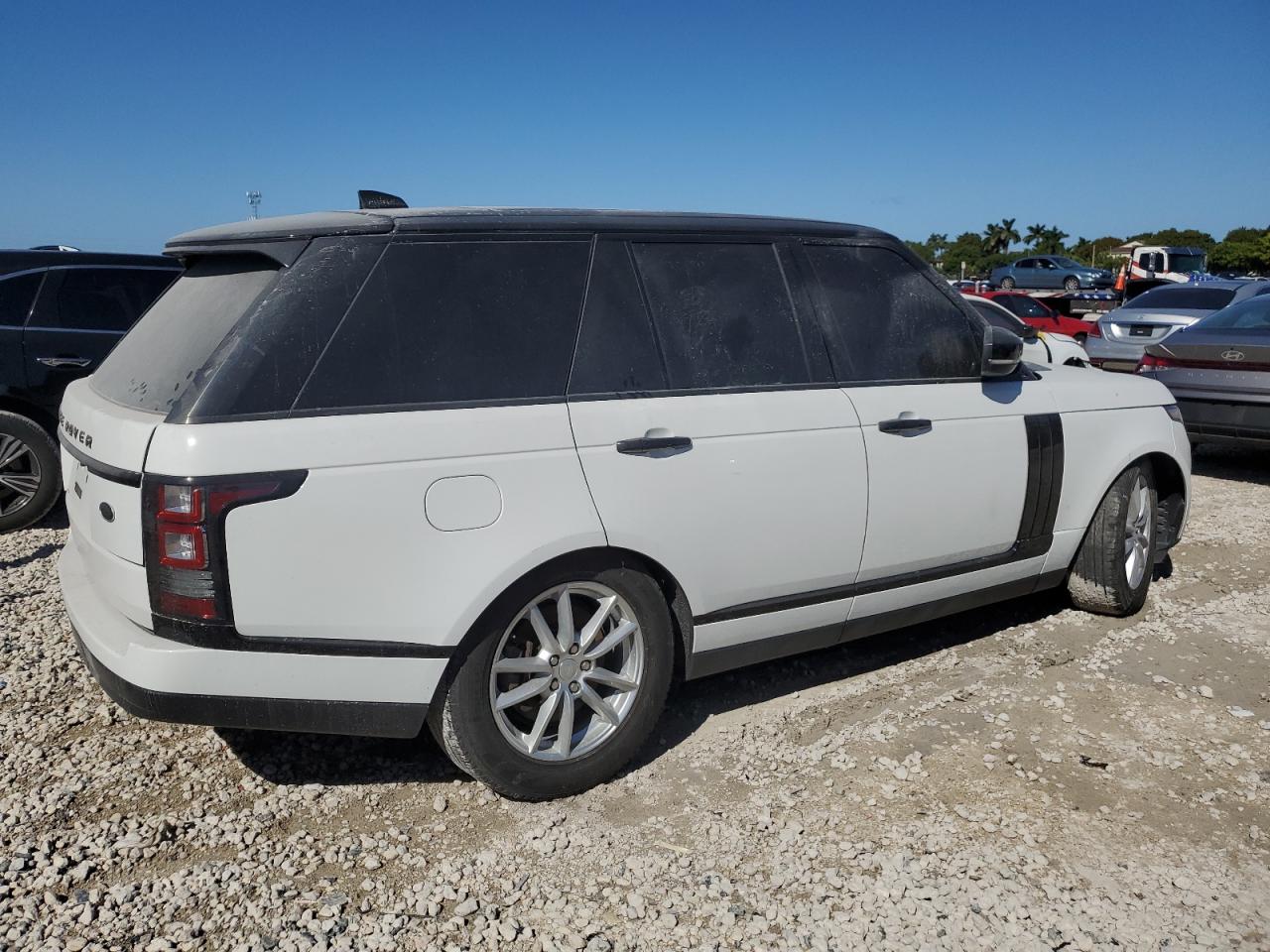 2017 Land Rover Range Rover White vin: SALGR2FV9HA337364