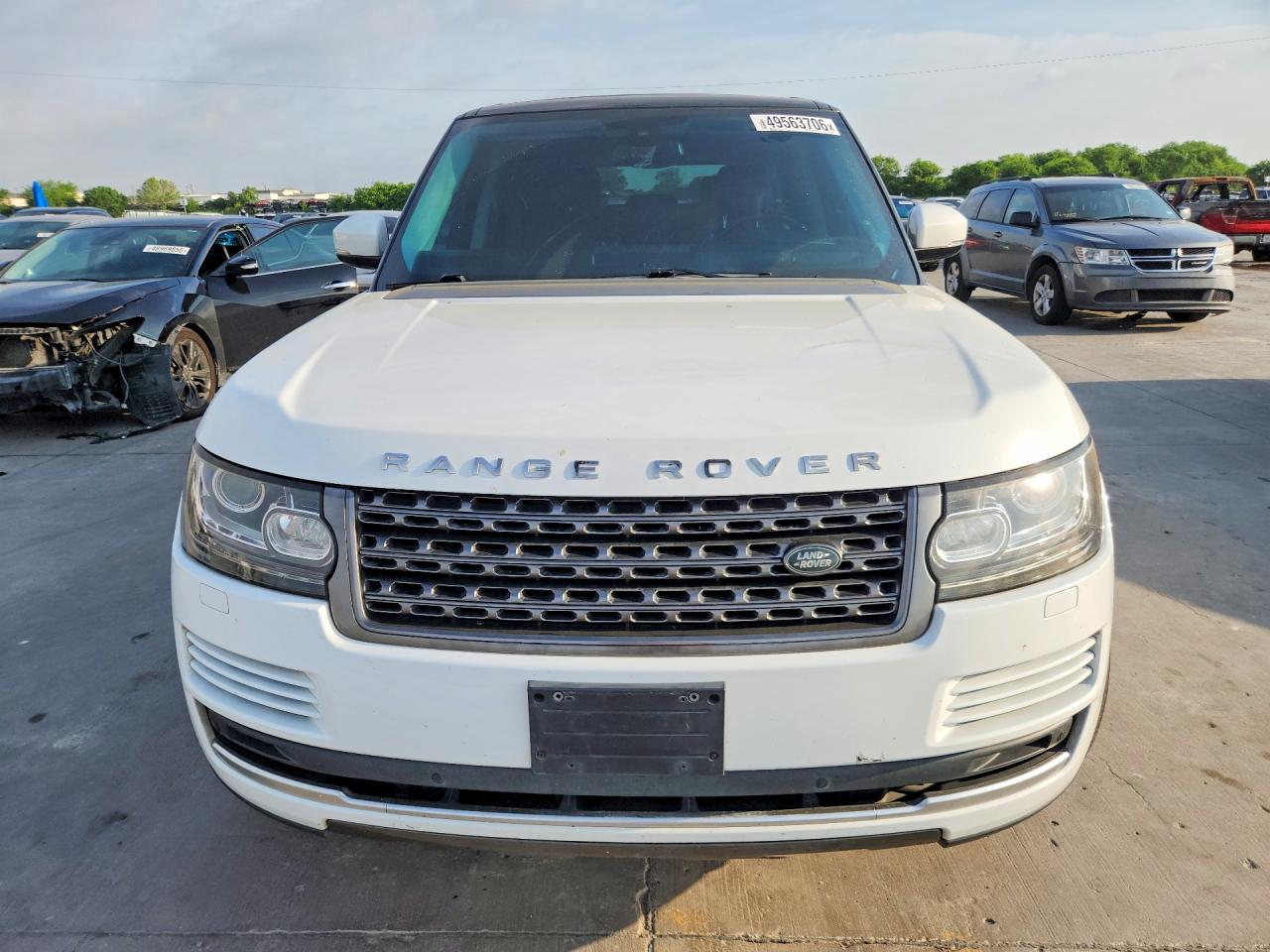 2015 Land Rover Range Rover White vin: SALGR2VF0FA241727