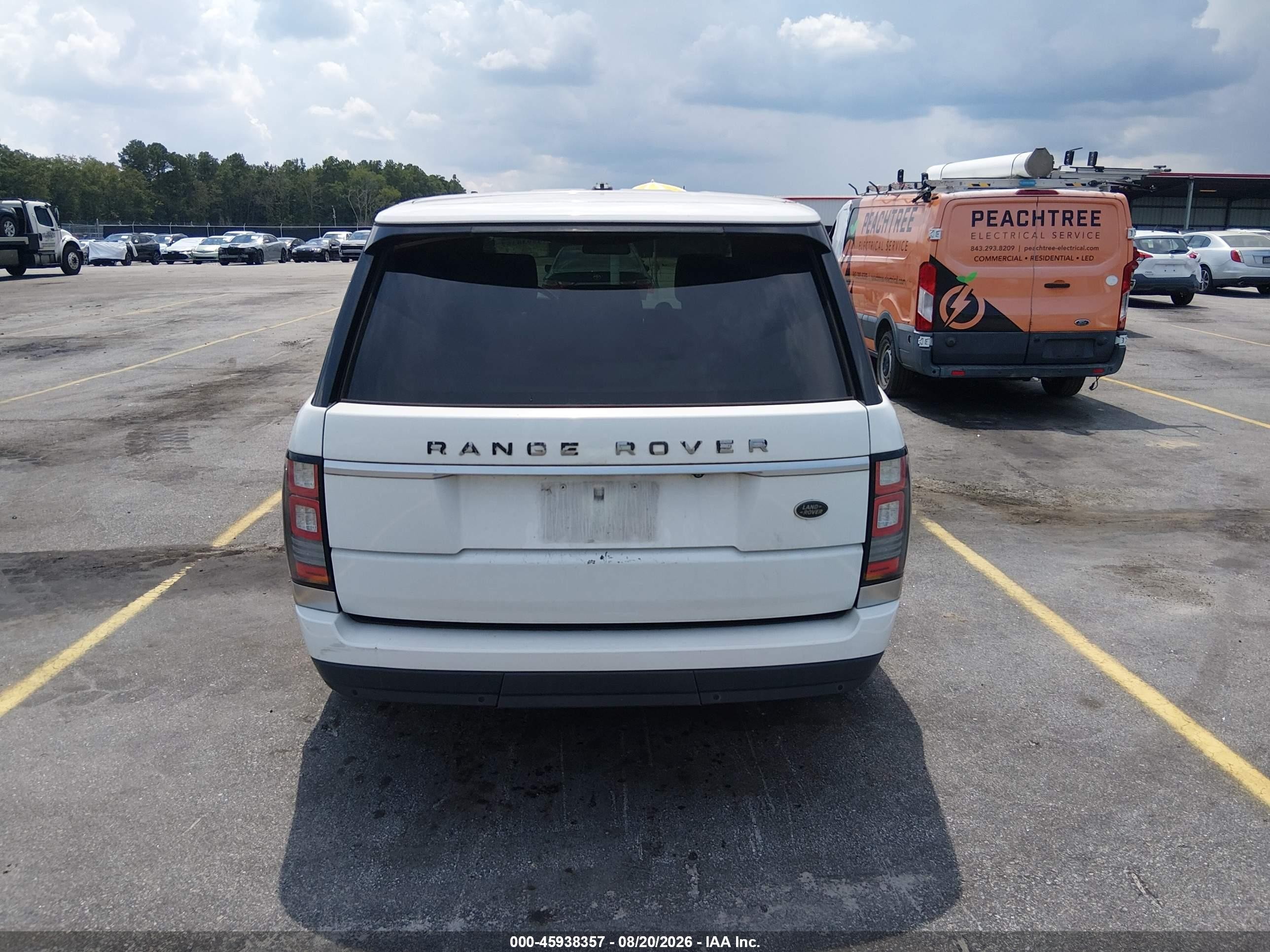 2014 Land Rover Range Rover 3.0l V6 Supercharged White vin: SALGR2WFXEA143057