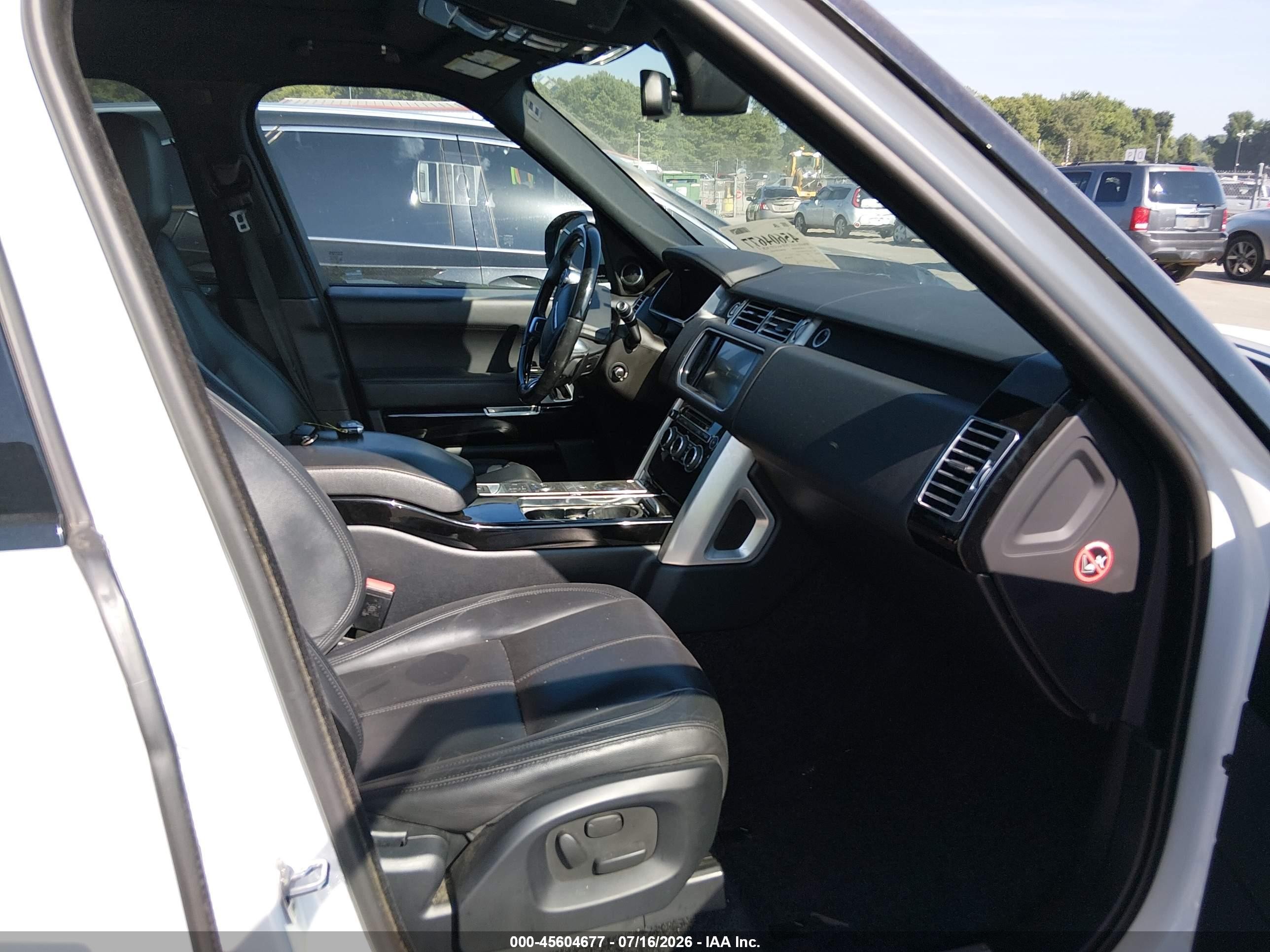 2014 Land Rover Range Rover 3.0l V6 Supercharged Белый vin: SALGR2WFXEA178326