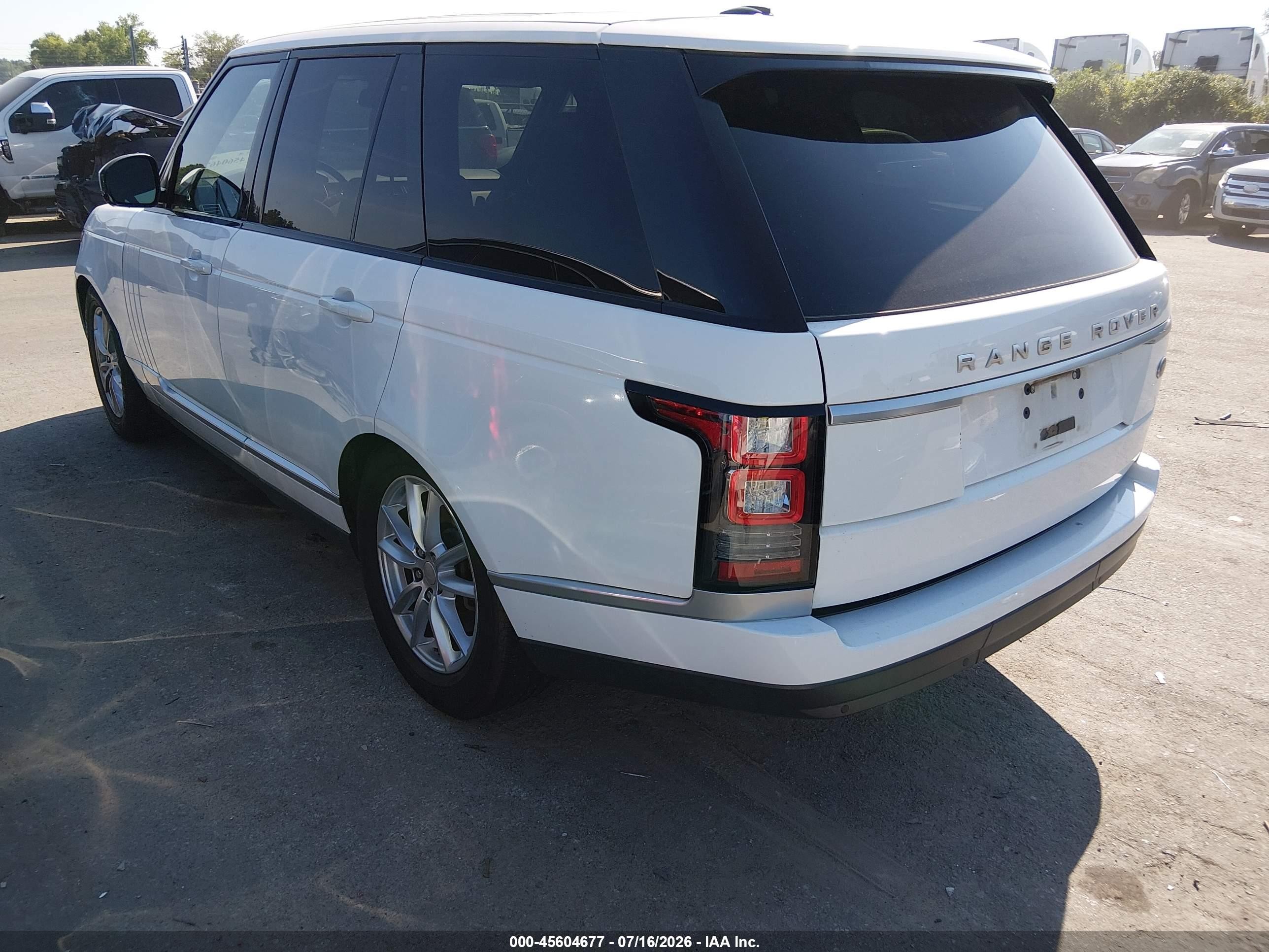 2014 Land Rover Range Rover 3.0l V6 Supercharged Белый vin: SALGR2WFXEA178326