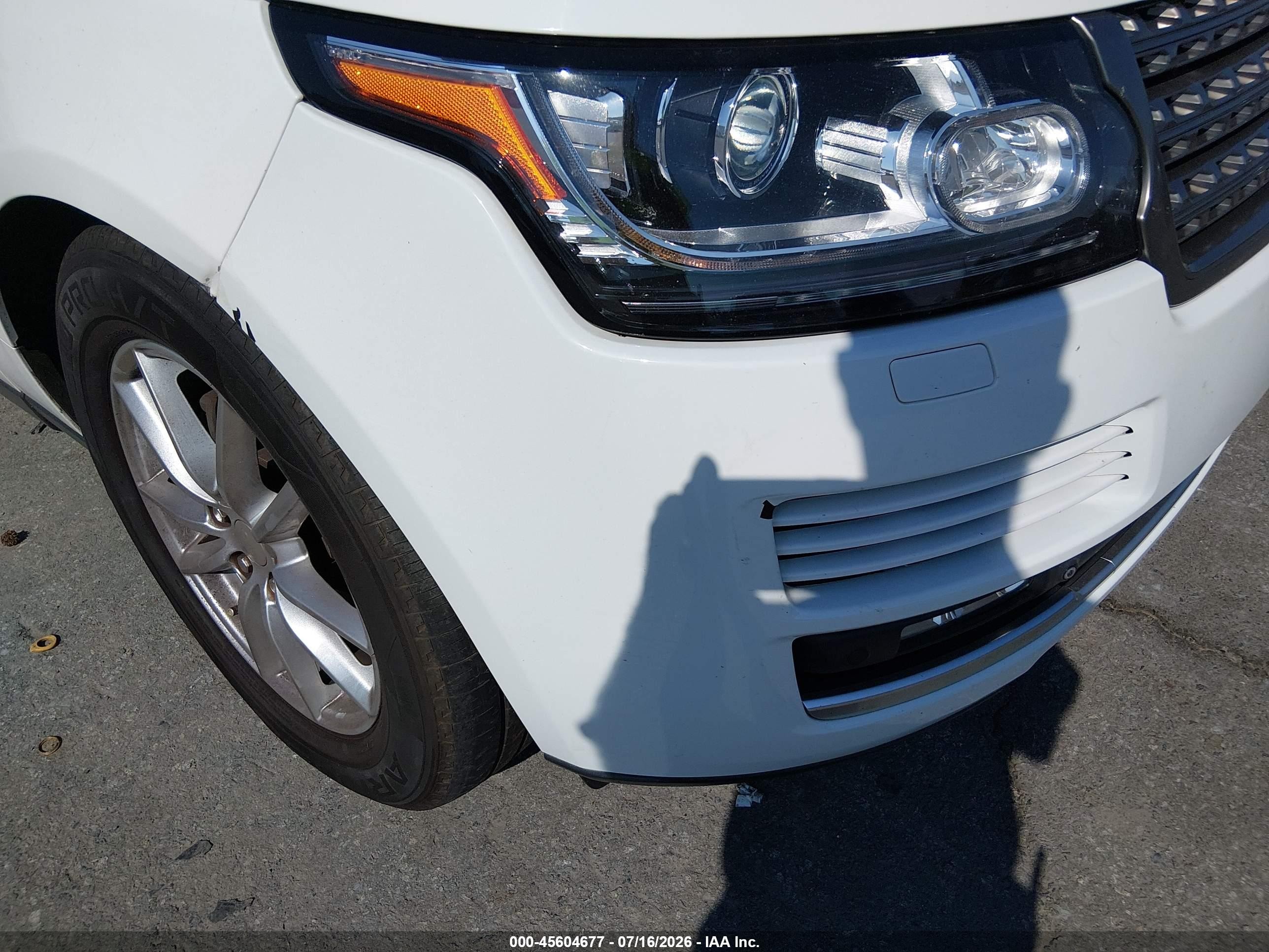 2014 Land Rover Range Rover 3.0l V6 Supercharged Белый vin: SALGR2WFXEA178326