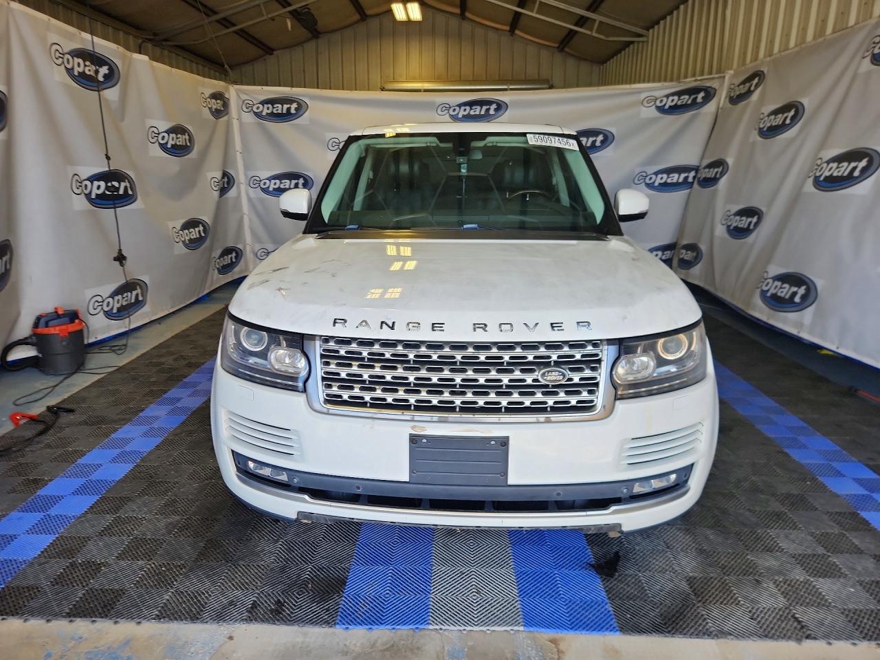 2013 Land Rover Range Rover Hse White vin: SALGS2DF0DA100241