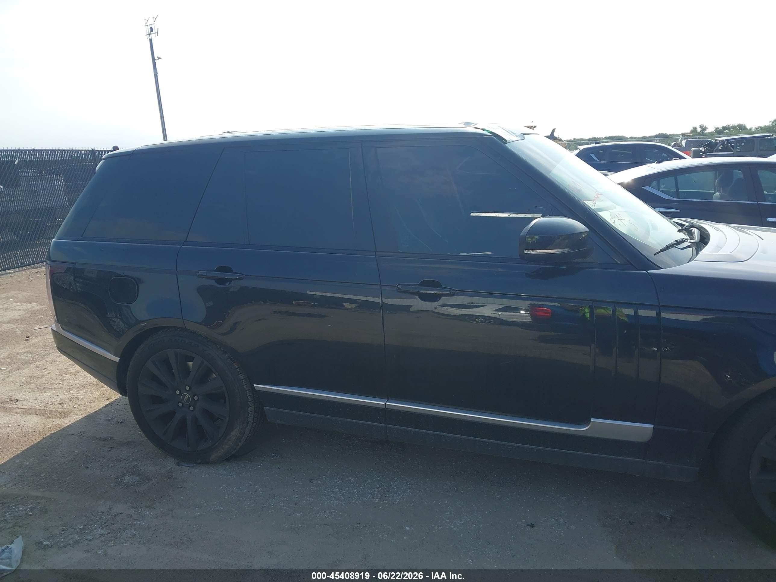 2013 Land Rover Range Rover Hse Black vin: SALGS2DF1DA103715