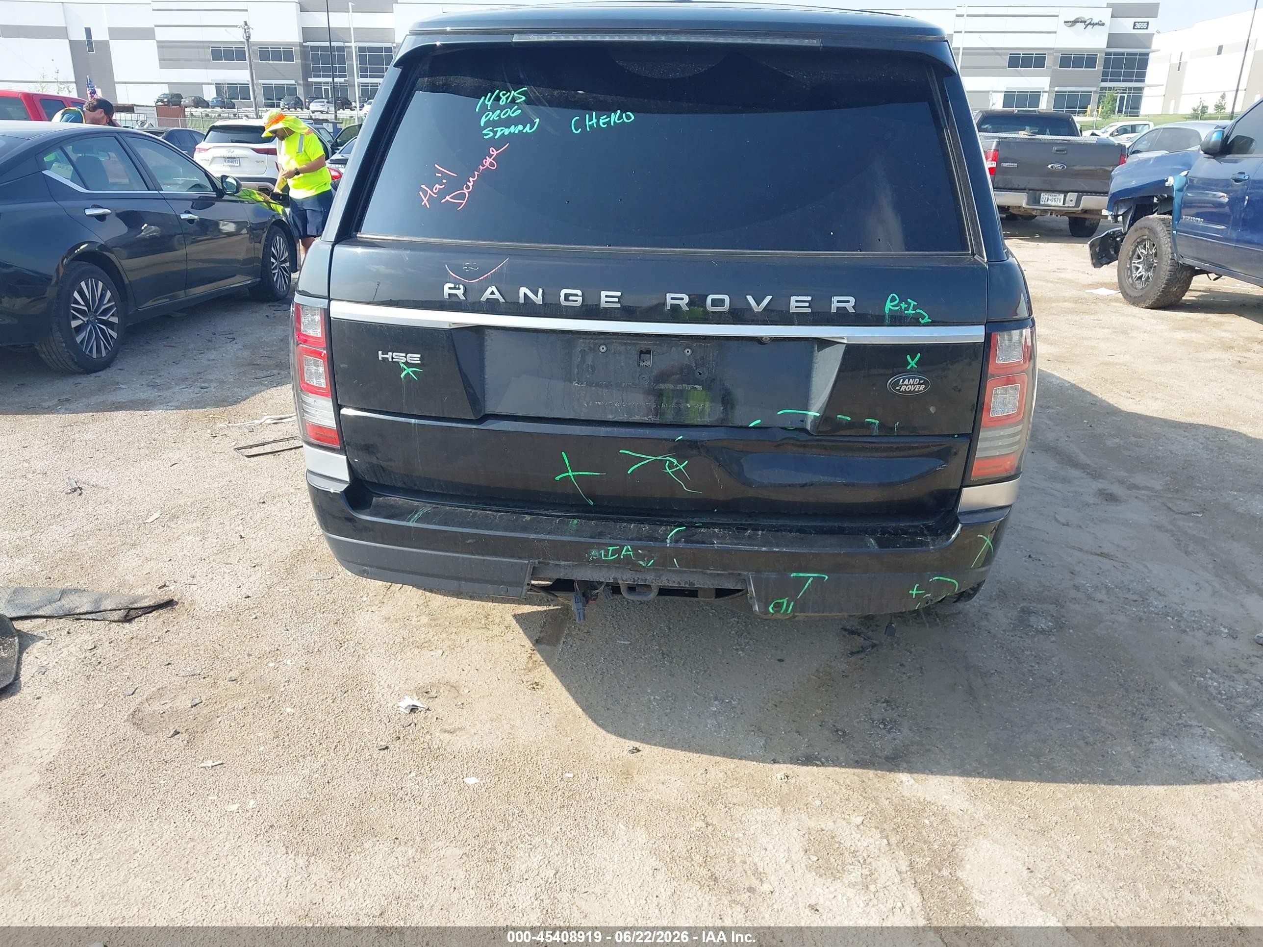 2013 Land Rover Range Rover Hse Black vin: SALGS2DF1DA103715