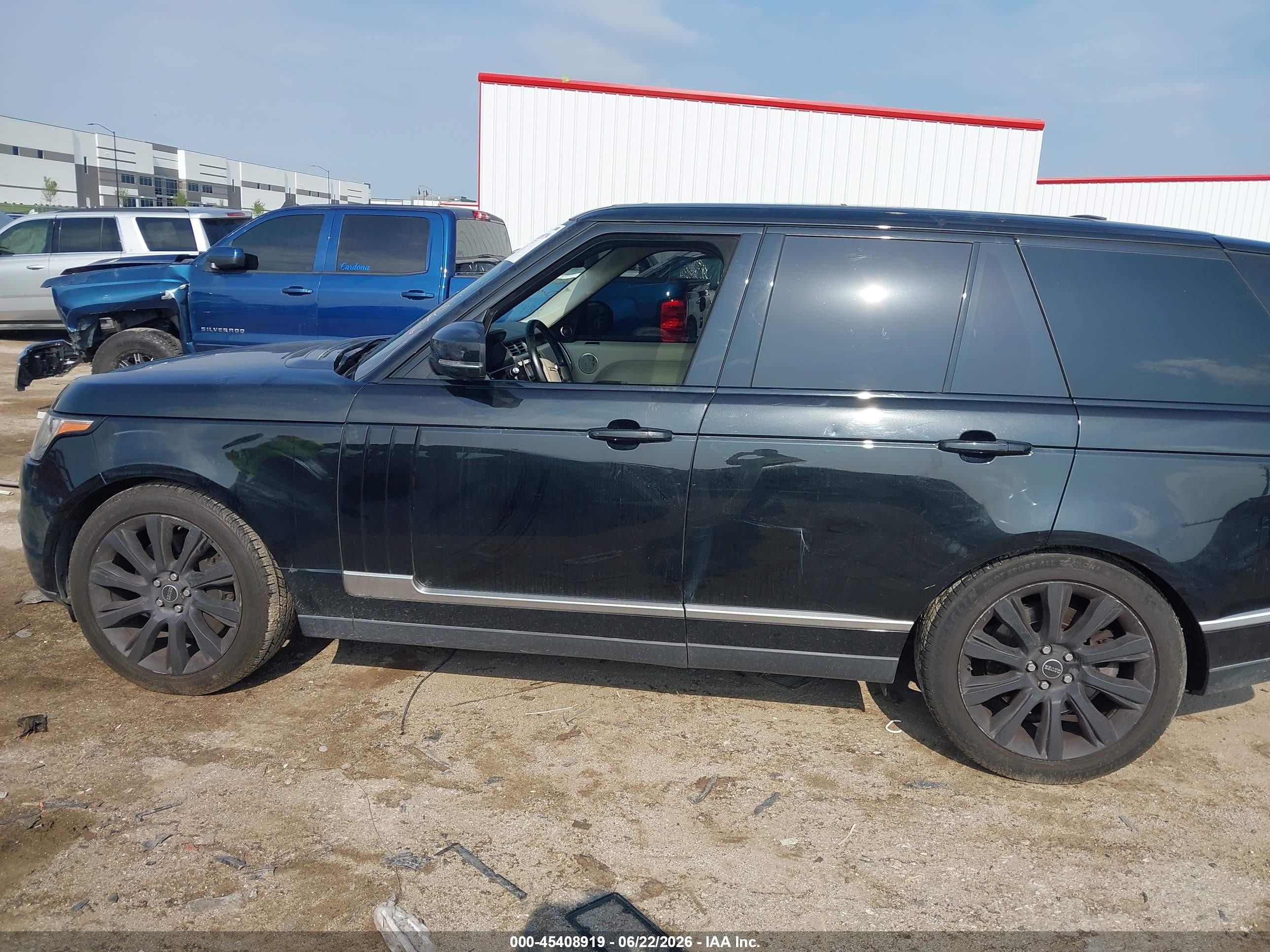 2013 Land Rover Range Rover Hse Black vin: SALGS2DF1DA103715