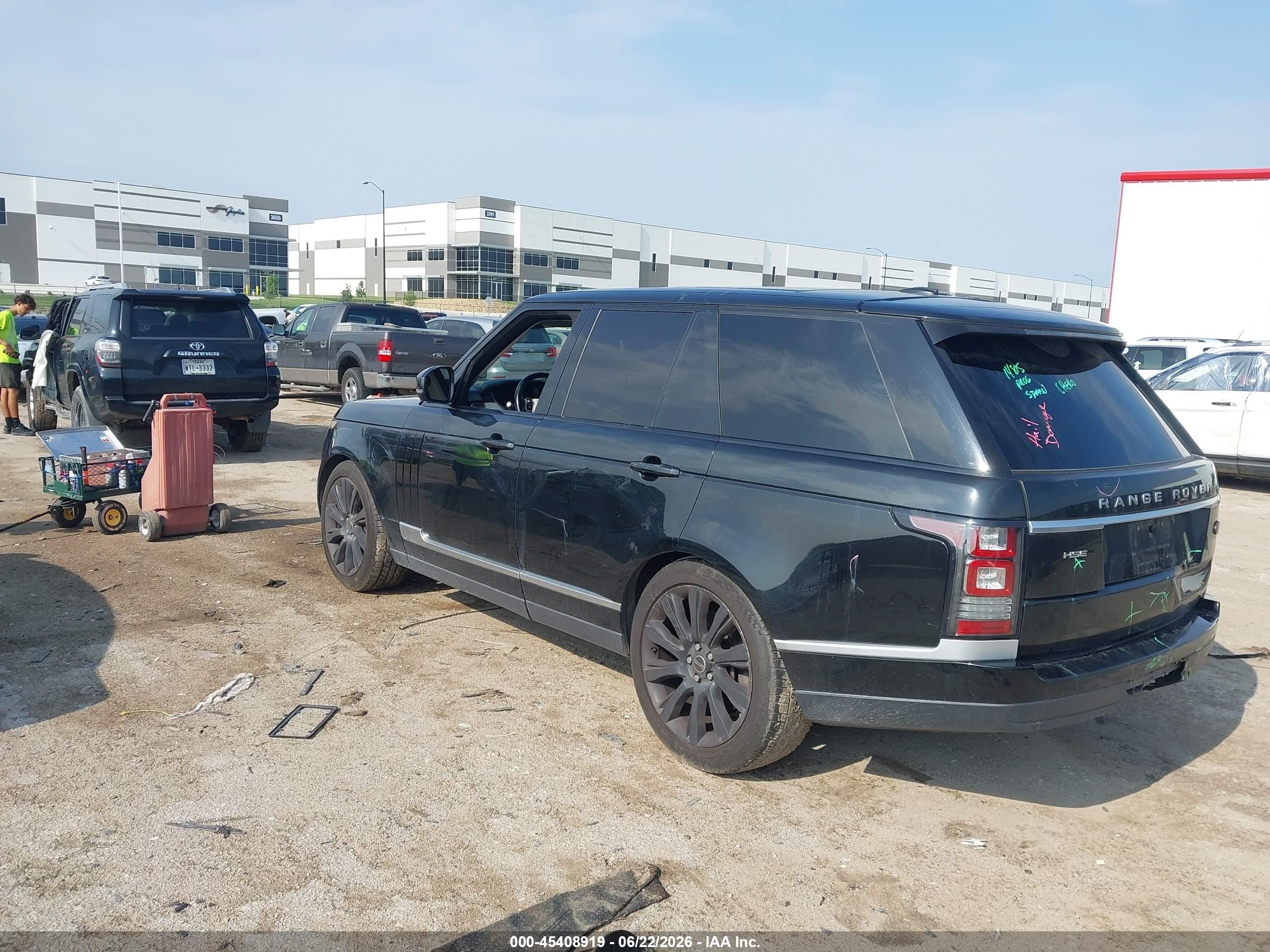 2013 Land Rover Range Rover Hse Black vin: SALGS2DF1DA103715