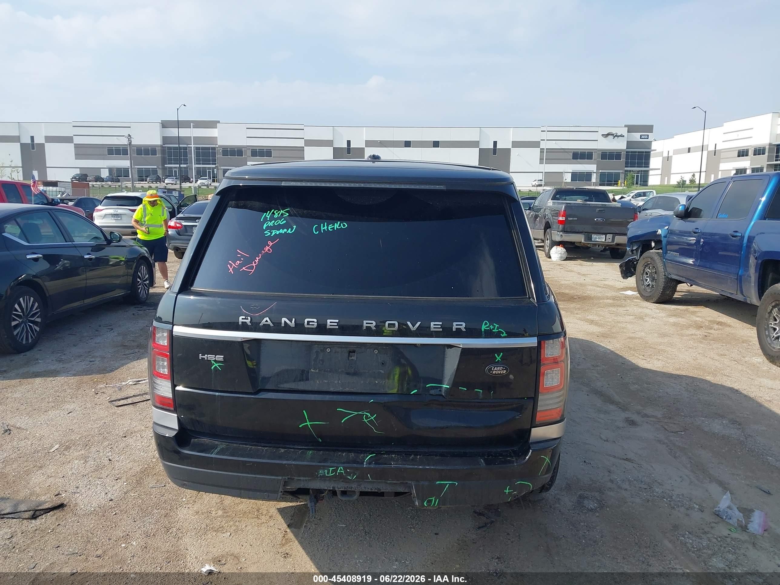 2013 Land Rover Range Rover Hse Black vin: SALGS2DF1DA103715