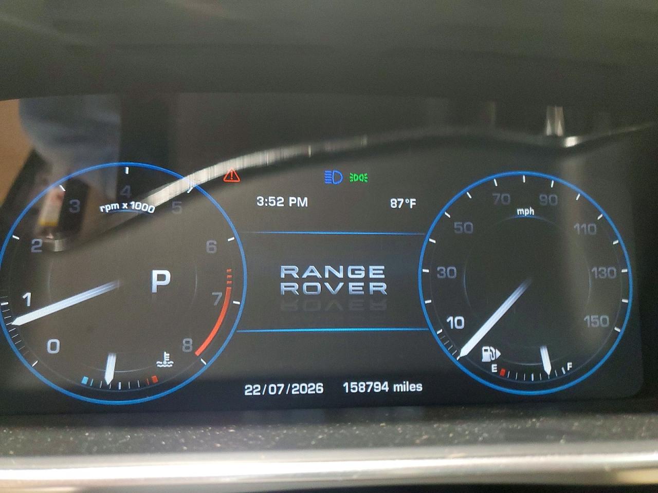 2013 Land Rover Range Rover Hse Серебряный vin: SALGS2DF6DA123023