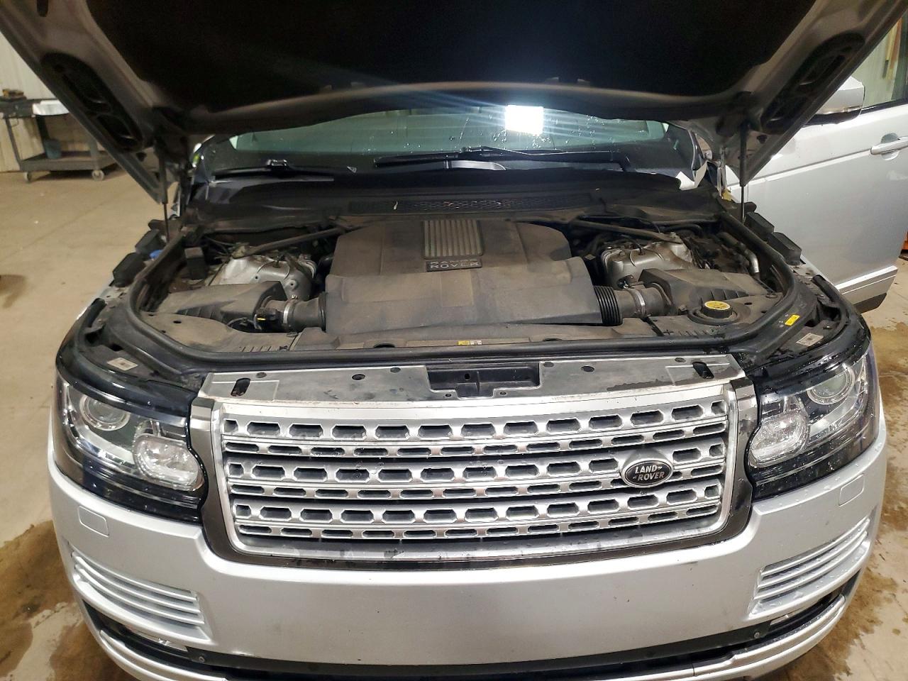 2013 Land Rover Range Rover Hse Серебряный vin: SALGS2DF6DA123023