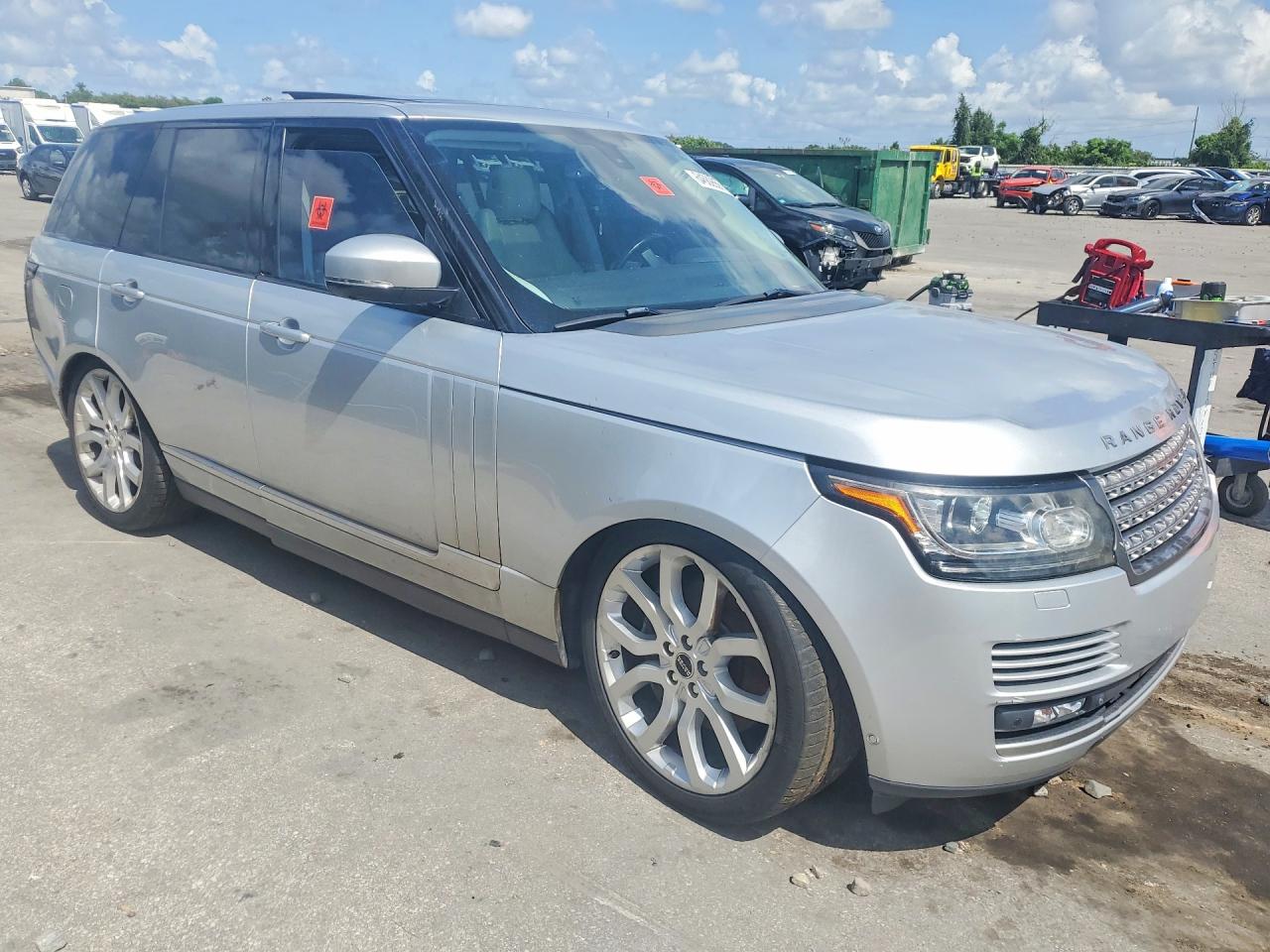 2013 Land Rover Range Rover Hse Silver vin: SALGS2DF8DA108586