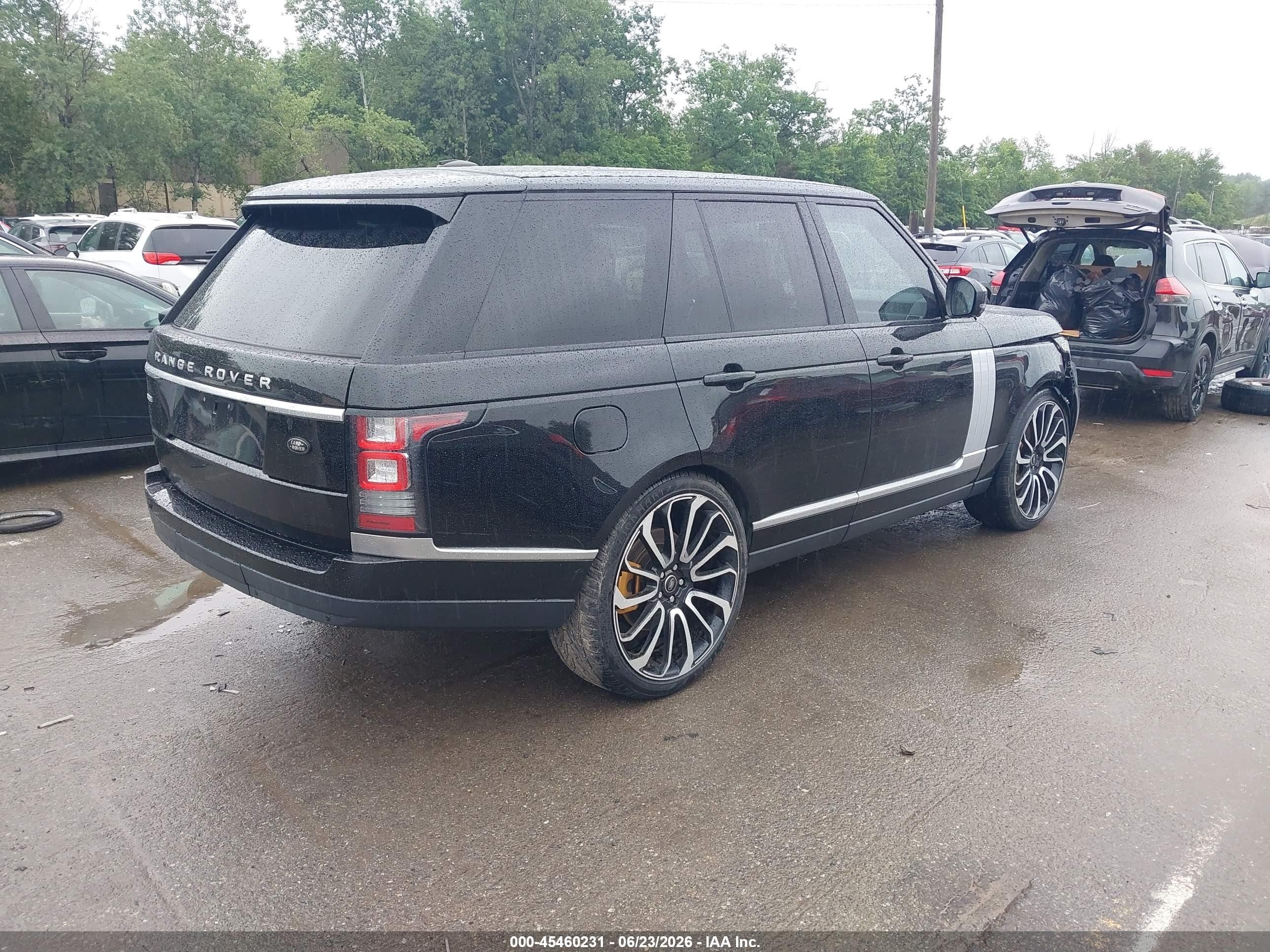 2013 Land Rover Range Rover Hse Black vin: SALGS2DF8DA111004
