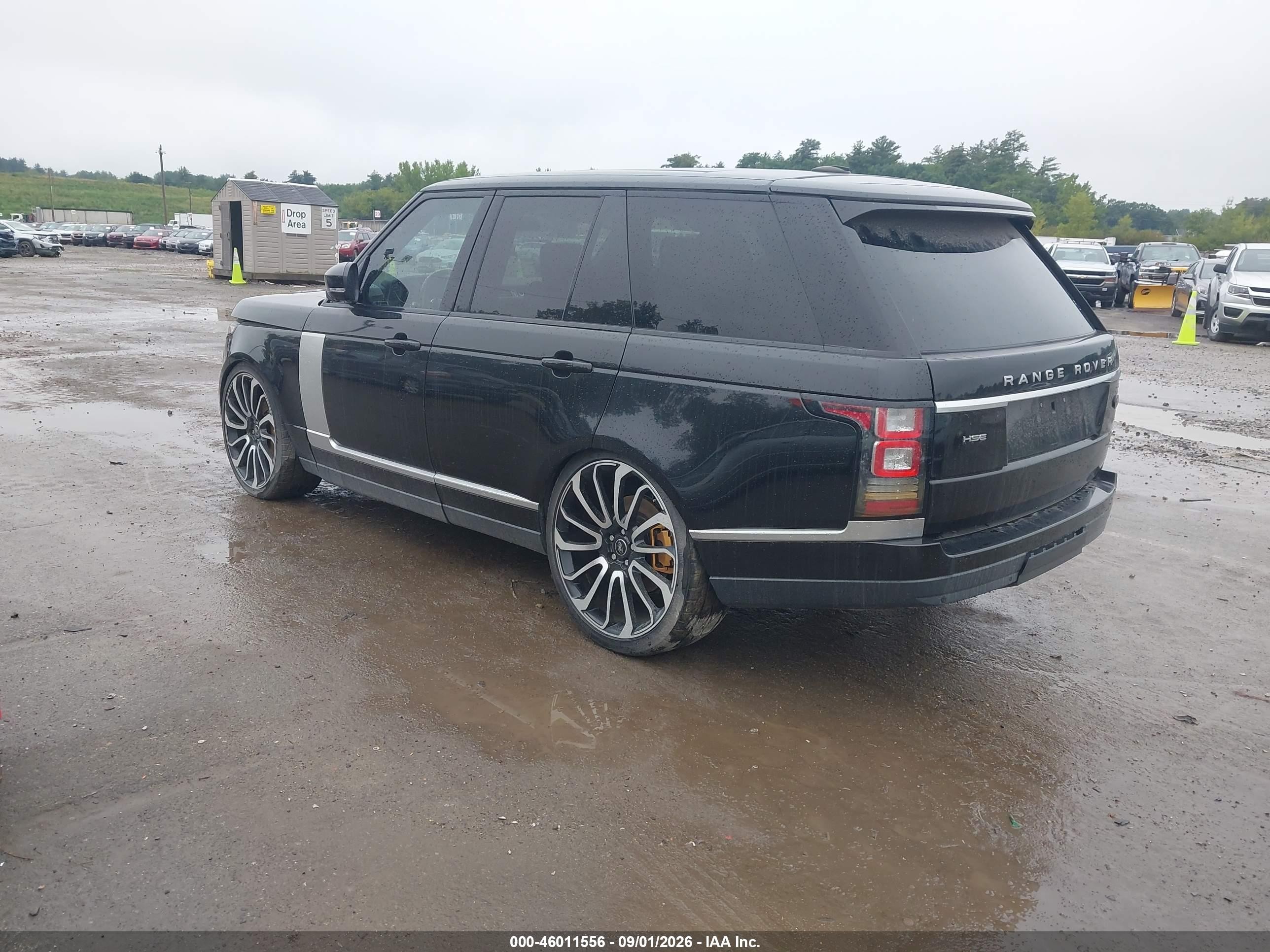 2013 Land Rover Range Rover Hse Black vin: SALGS2DF8DA111004